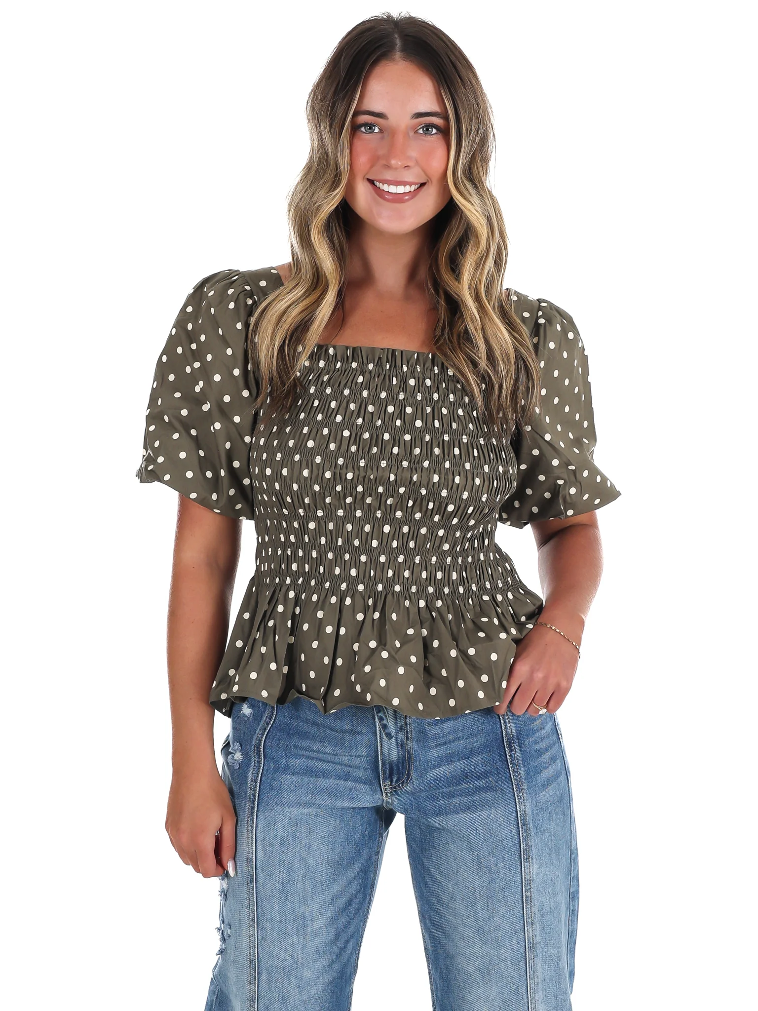 Connect the Dots Peplum Top - Image 12