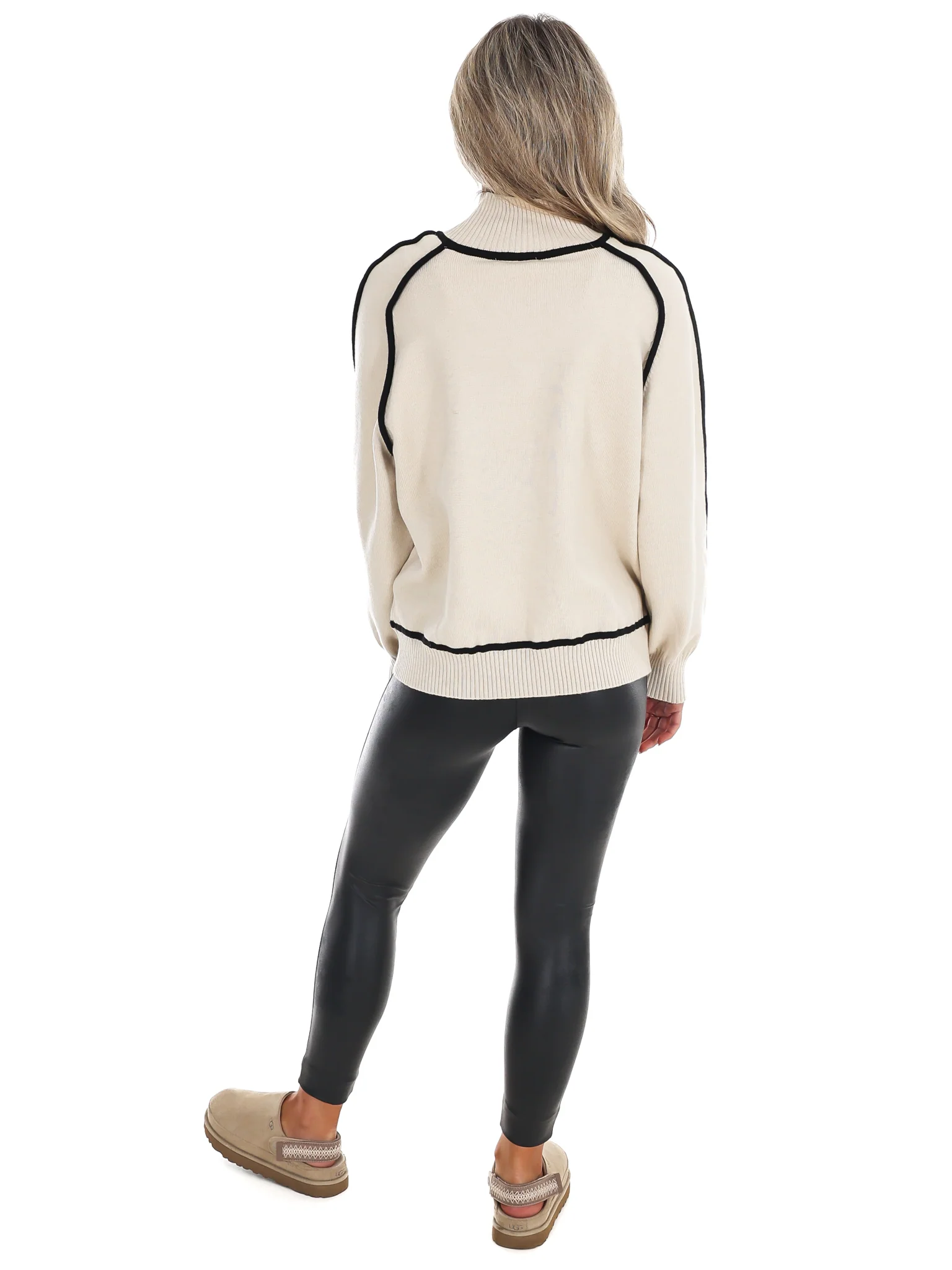 Contrast Edge Sweater - Image 7