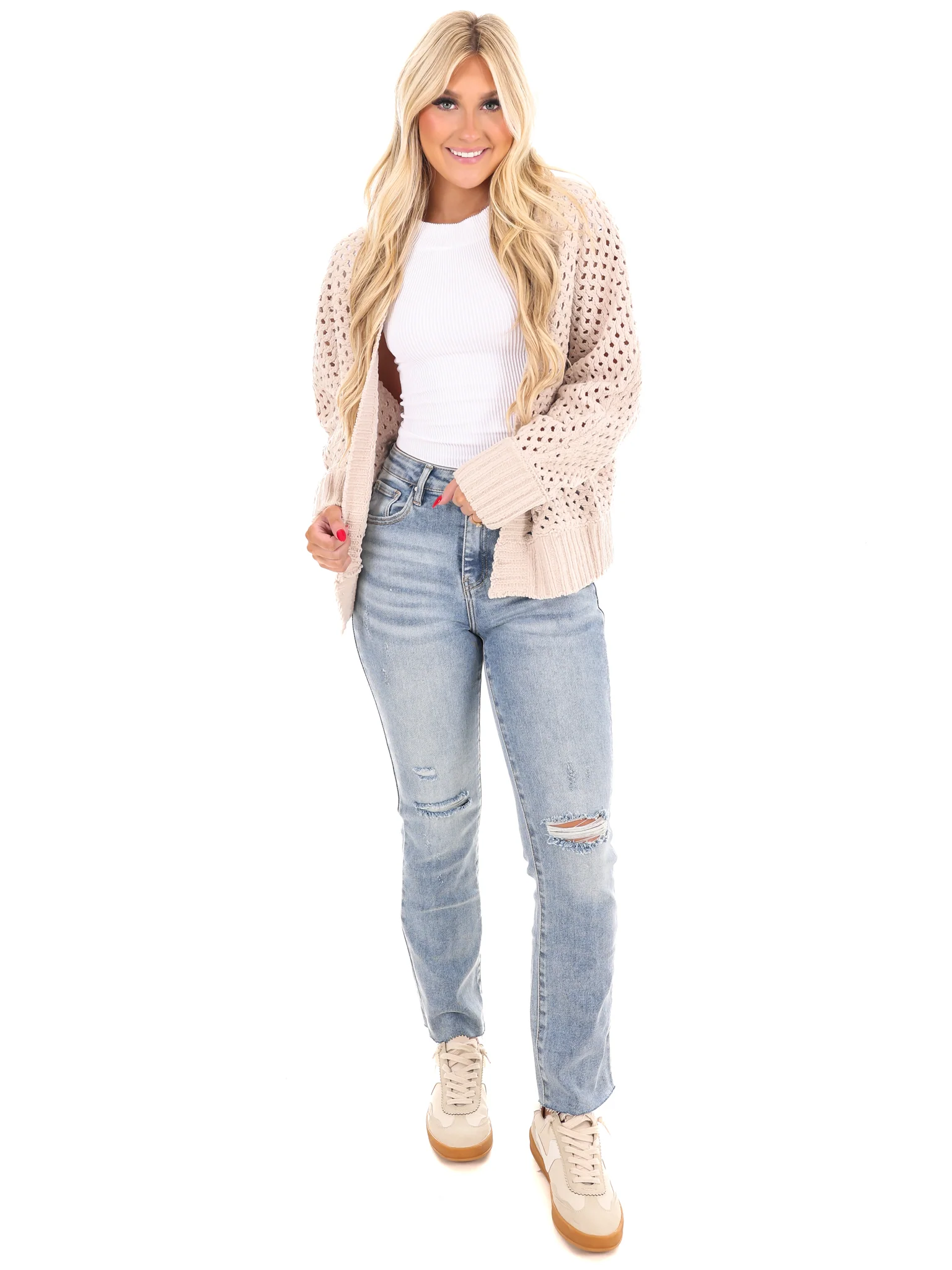 Cool Down Crochet Cardigan - Image 6
