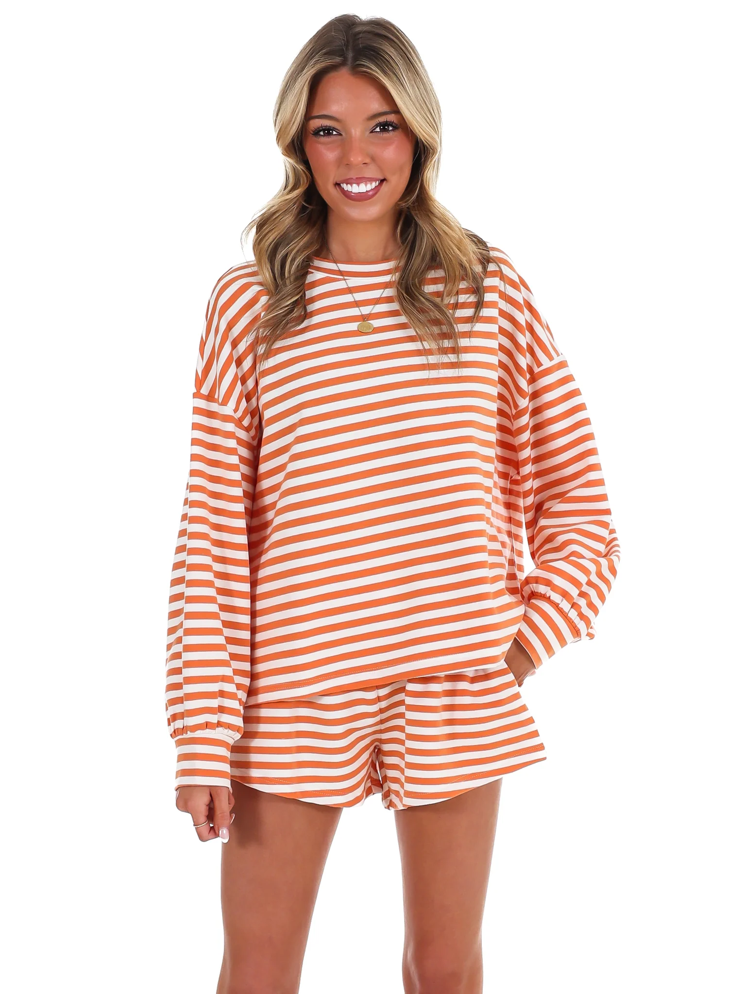 Cool Girl Stripe Two Piece Set