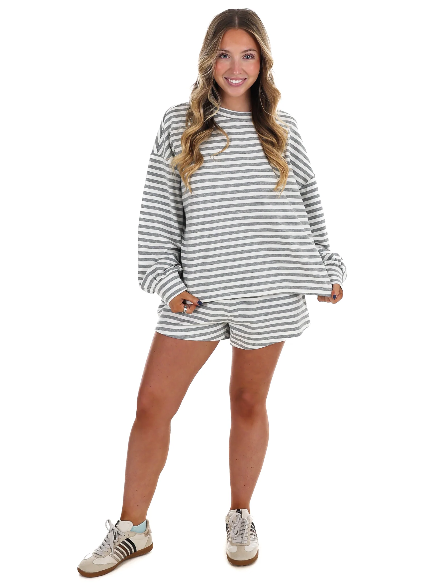 Cool Girl Stripe Two Piece Set - Image 10