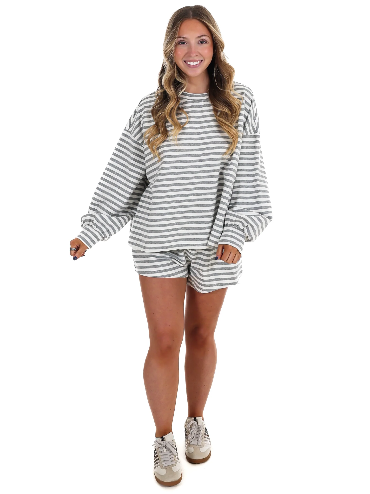 Cool Girl Stripe Two Piece Set - Image 12