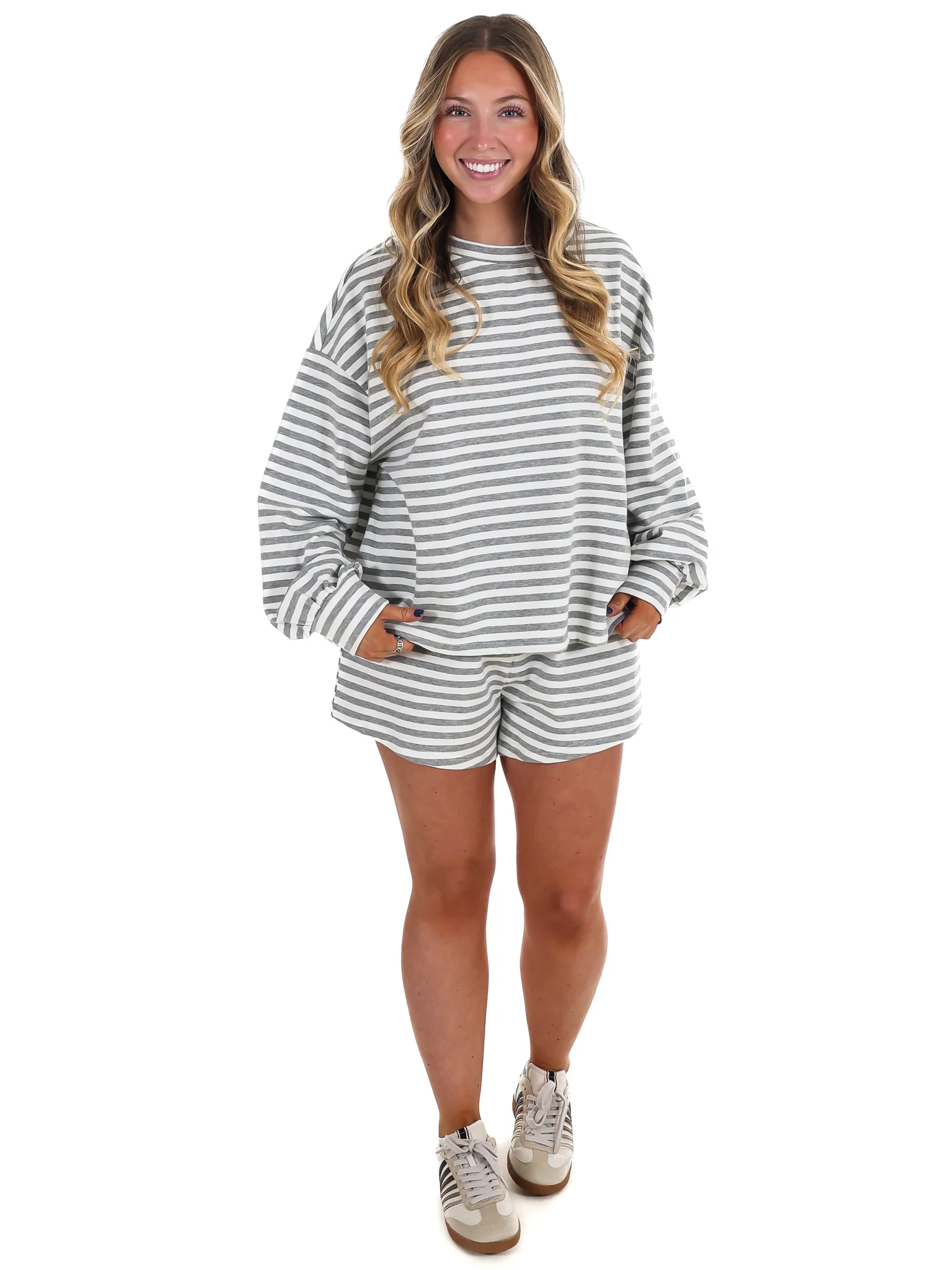 Cool Girl Stripe Two Piece Set - Image 15