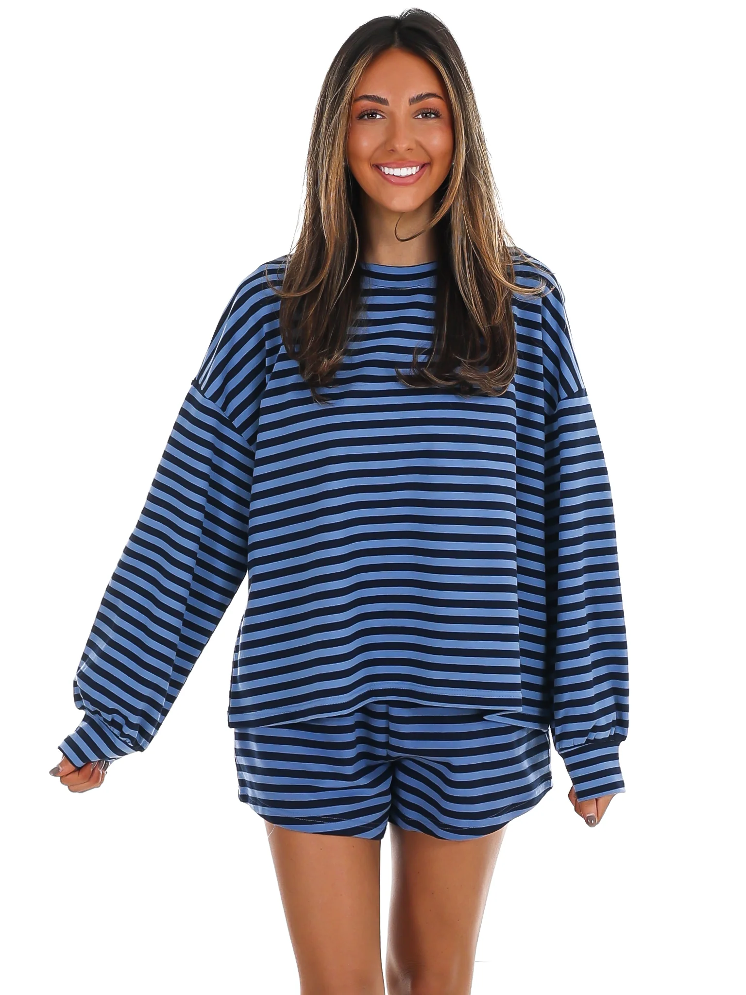 Cool Girl Stripe Two Piece Set - Image 19