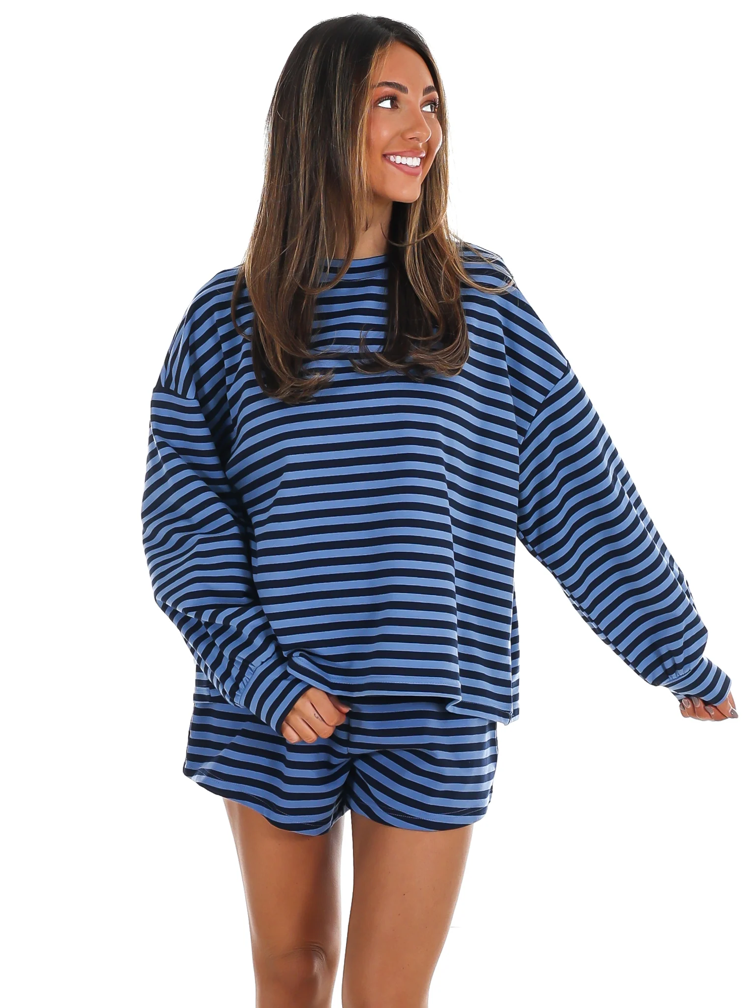 Cool Girl Stripe Two Piece Set - Image 21