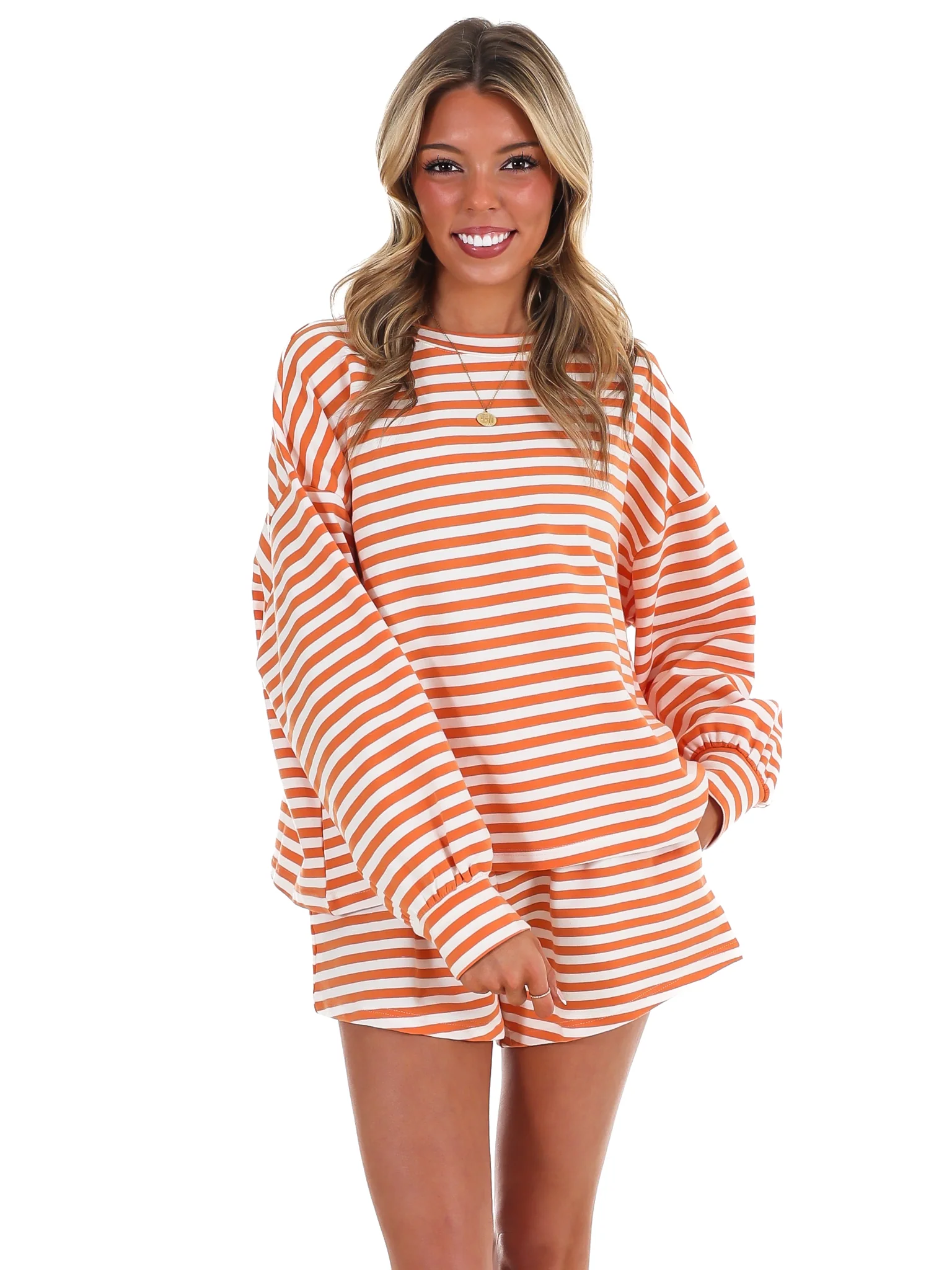 Cool Girl Stripe Two Piece Set - Image 3