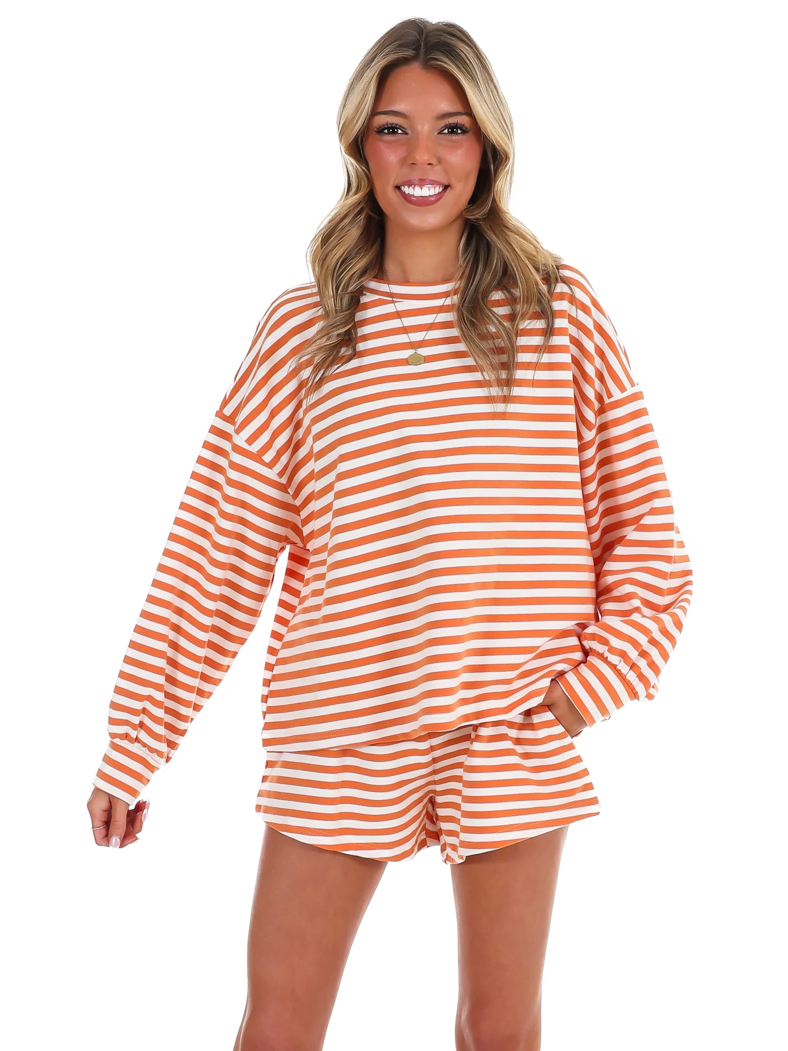 Cool Girl Stripe Two Piece Set - Image 5