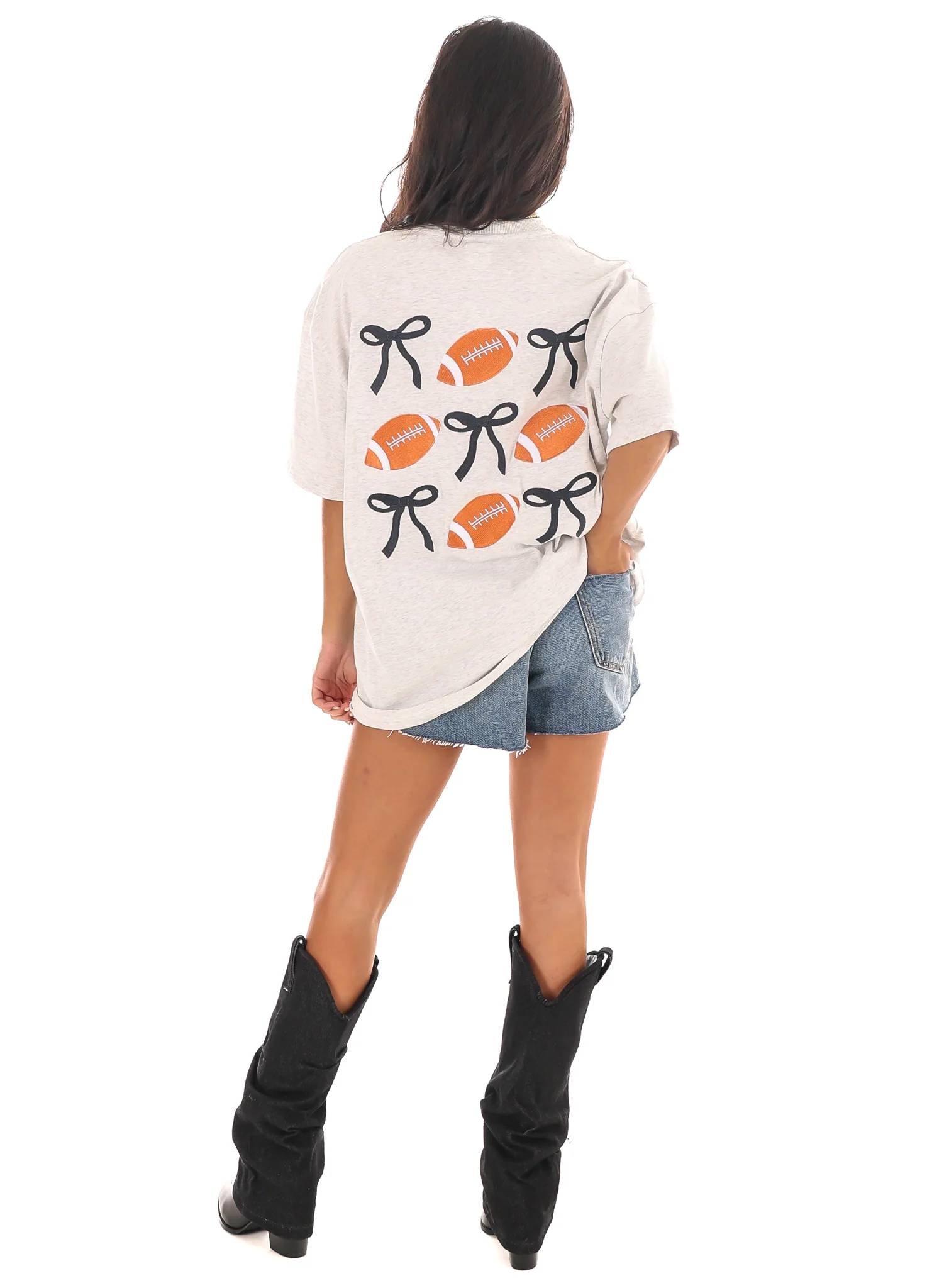 Coquette Game Day Embroider Tee - Image 2