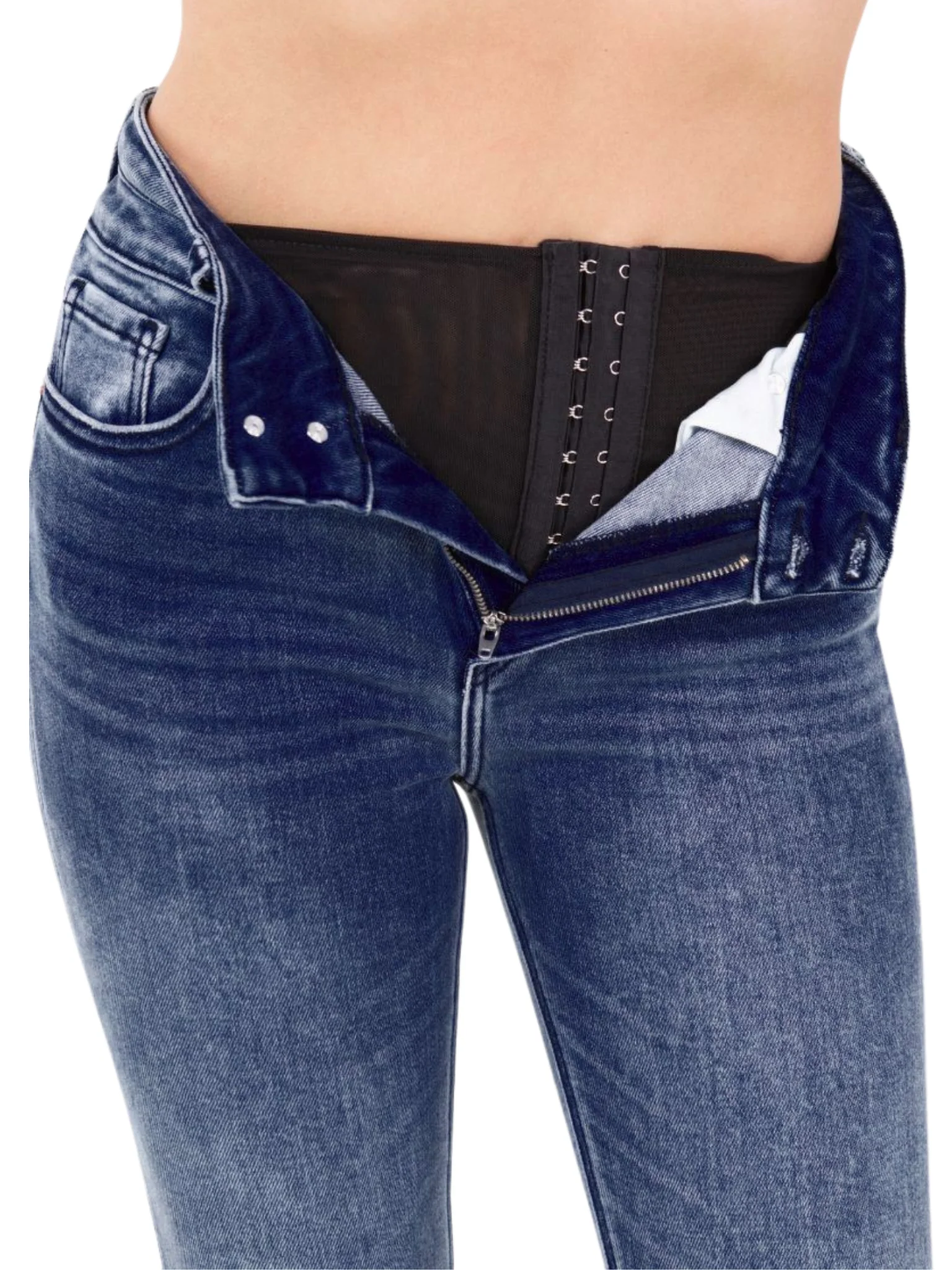 Corset High Rise Super Skinny Jeans - Image 4