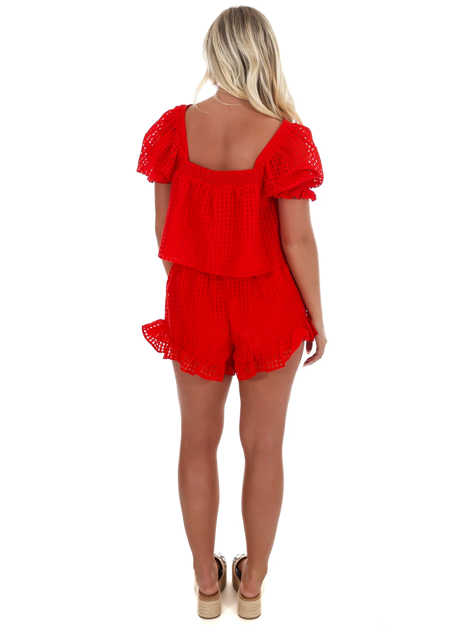 Country Cutie Gingham Two Piece Set - Image 15