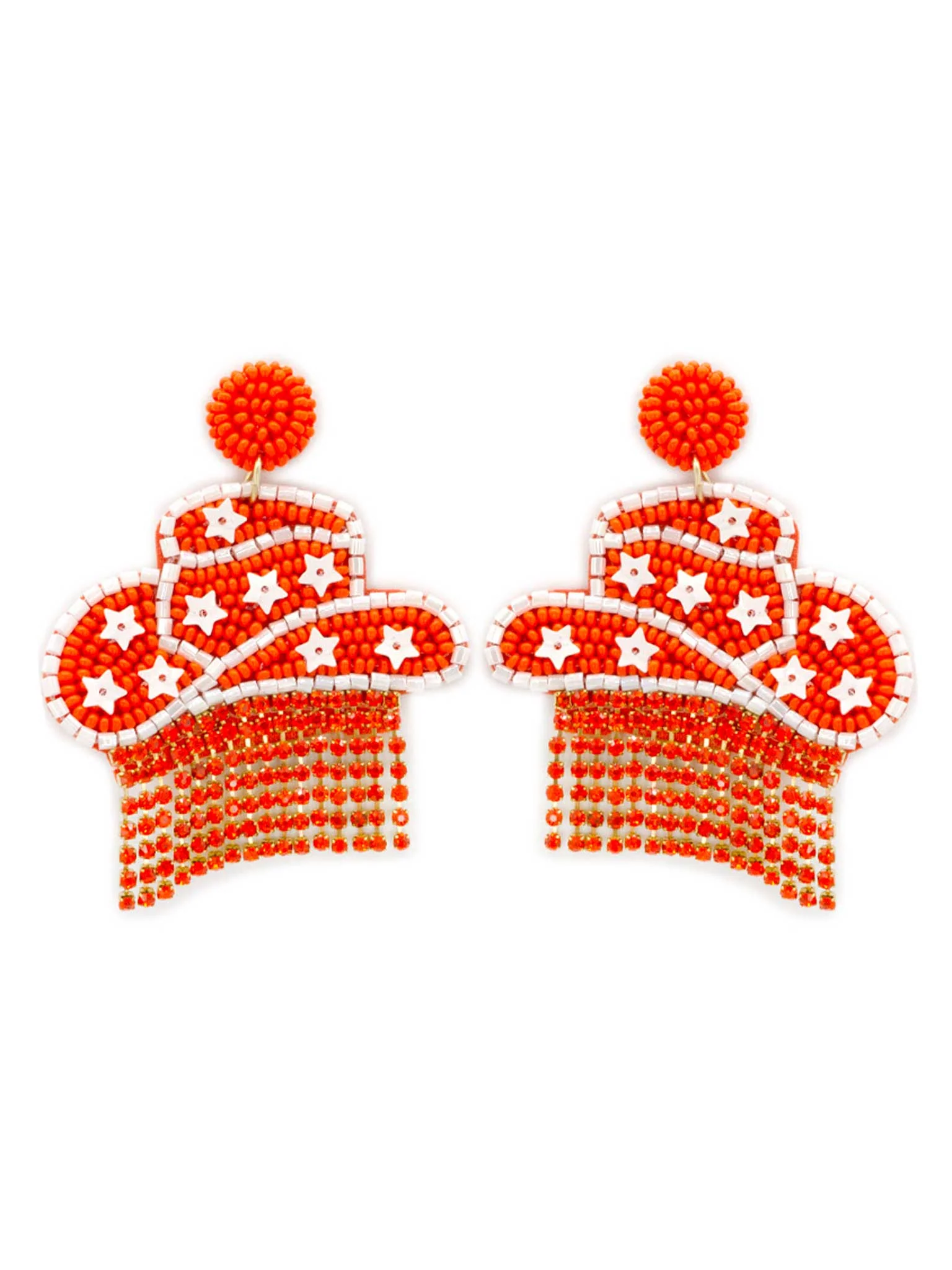 Cowgirl Hat Fringe Earrings