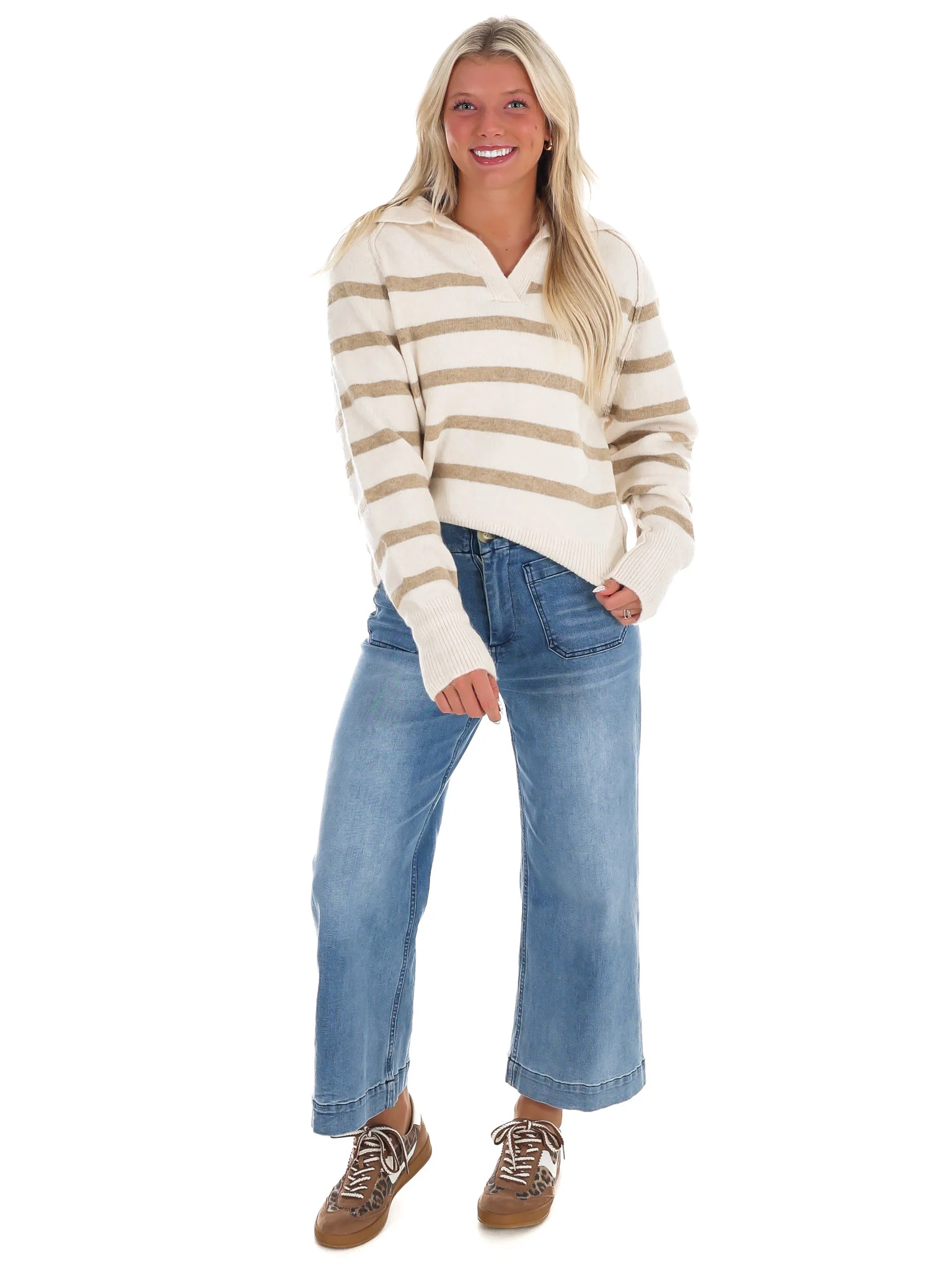 Cozy Current Stripe Sweater - Image 7