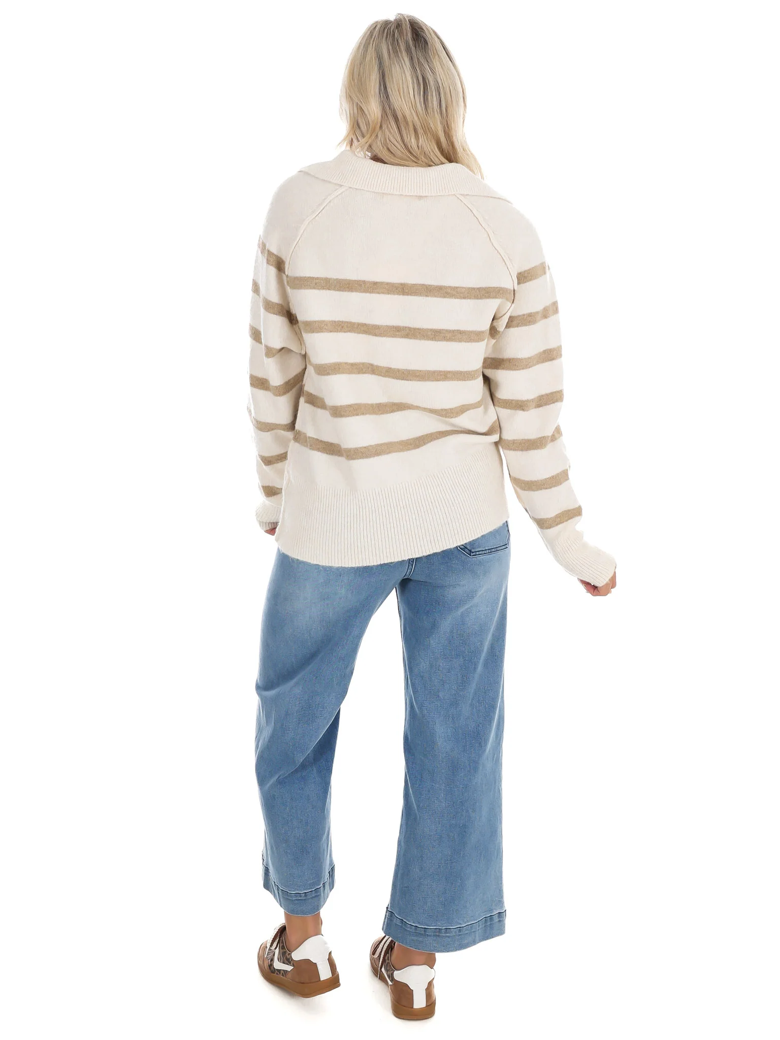 Cozy Current Stripe Sweater - Image 9