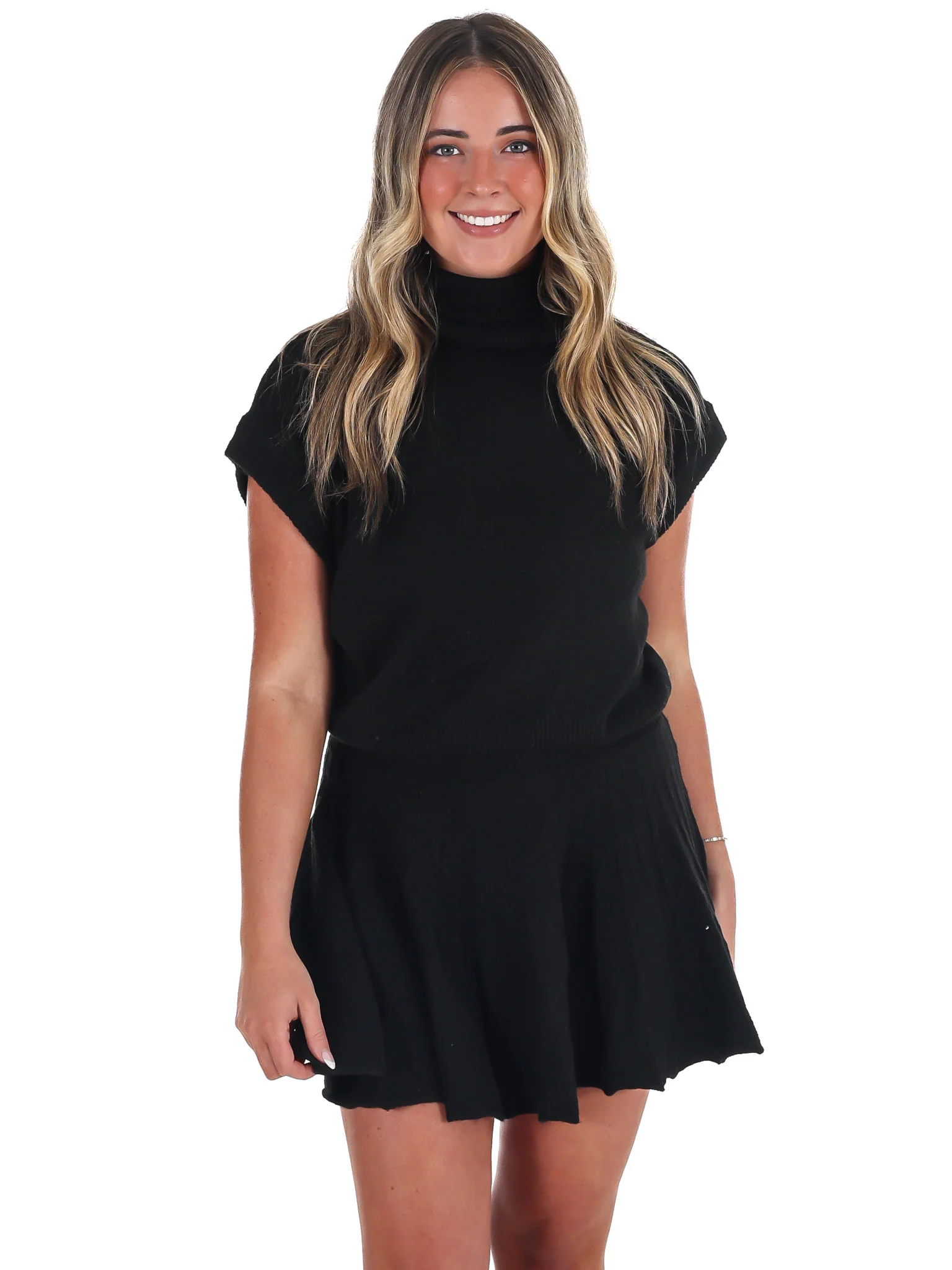 Cozy Harvest Pleated Skirt Set - Image 3
