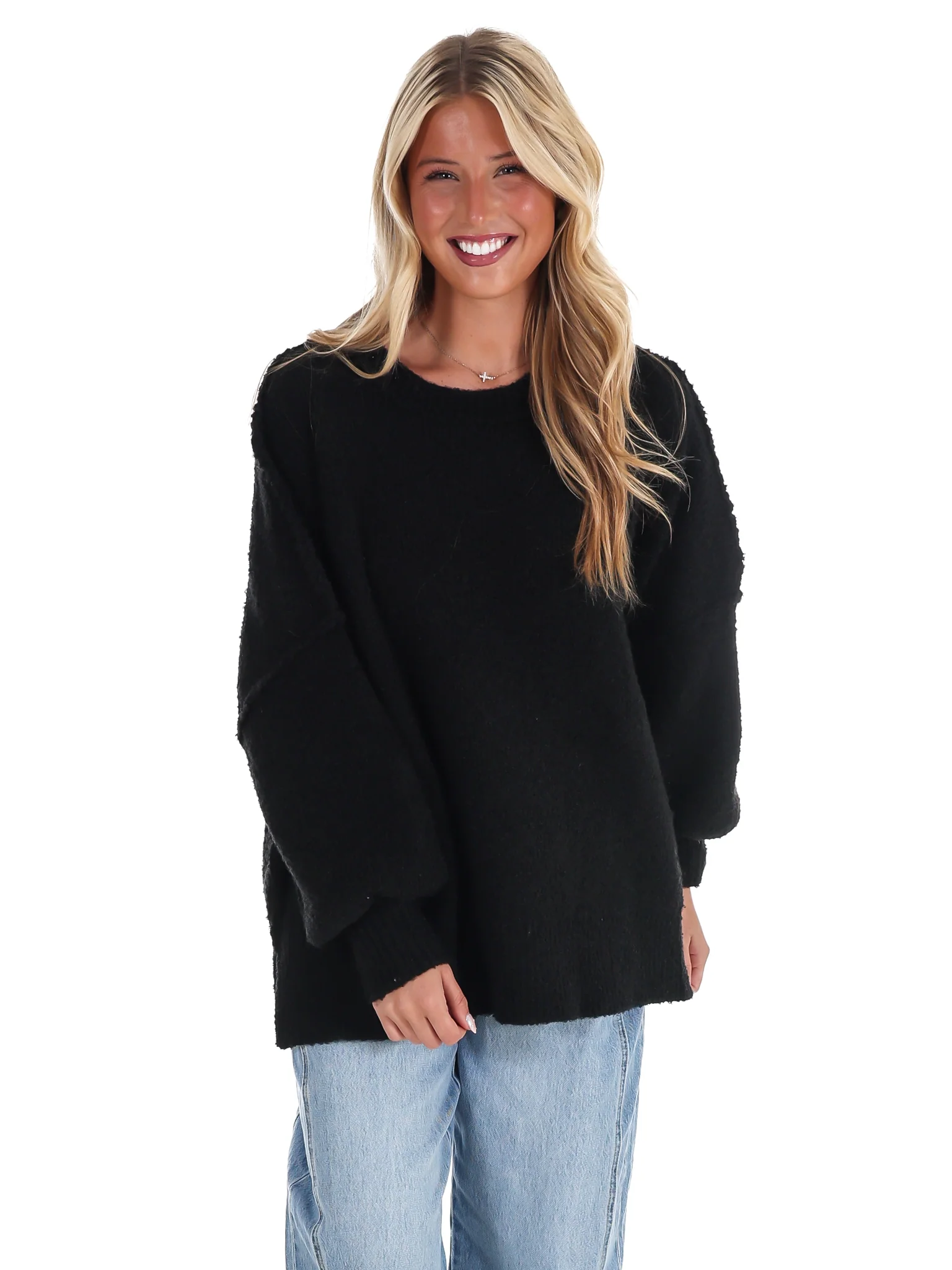 Cozy Haven Oversized Sweater - Image 3