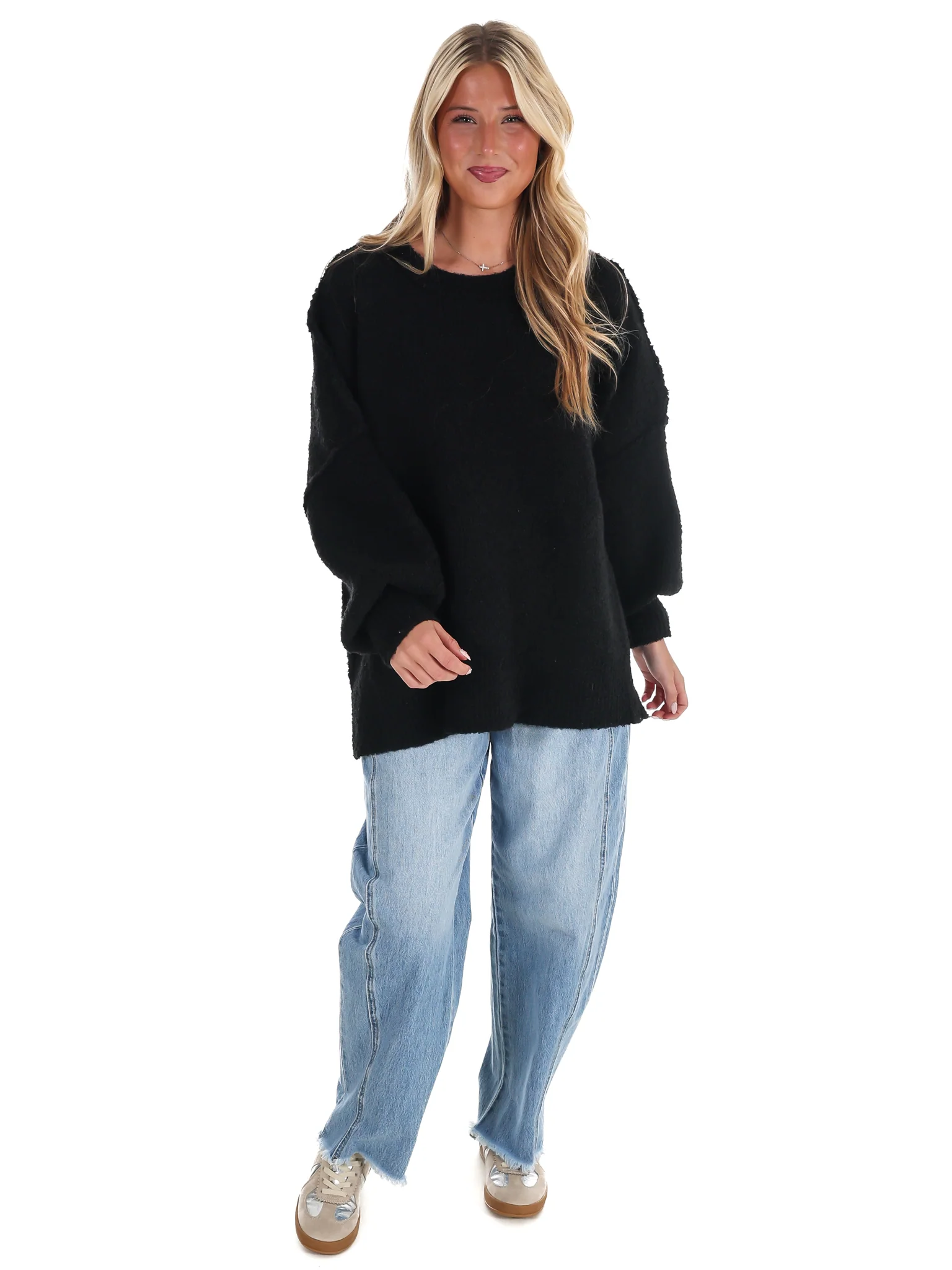 Cozy Haven Oversized Sweater - Image 4