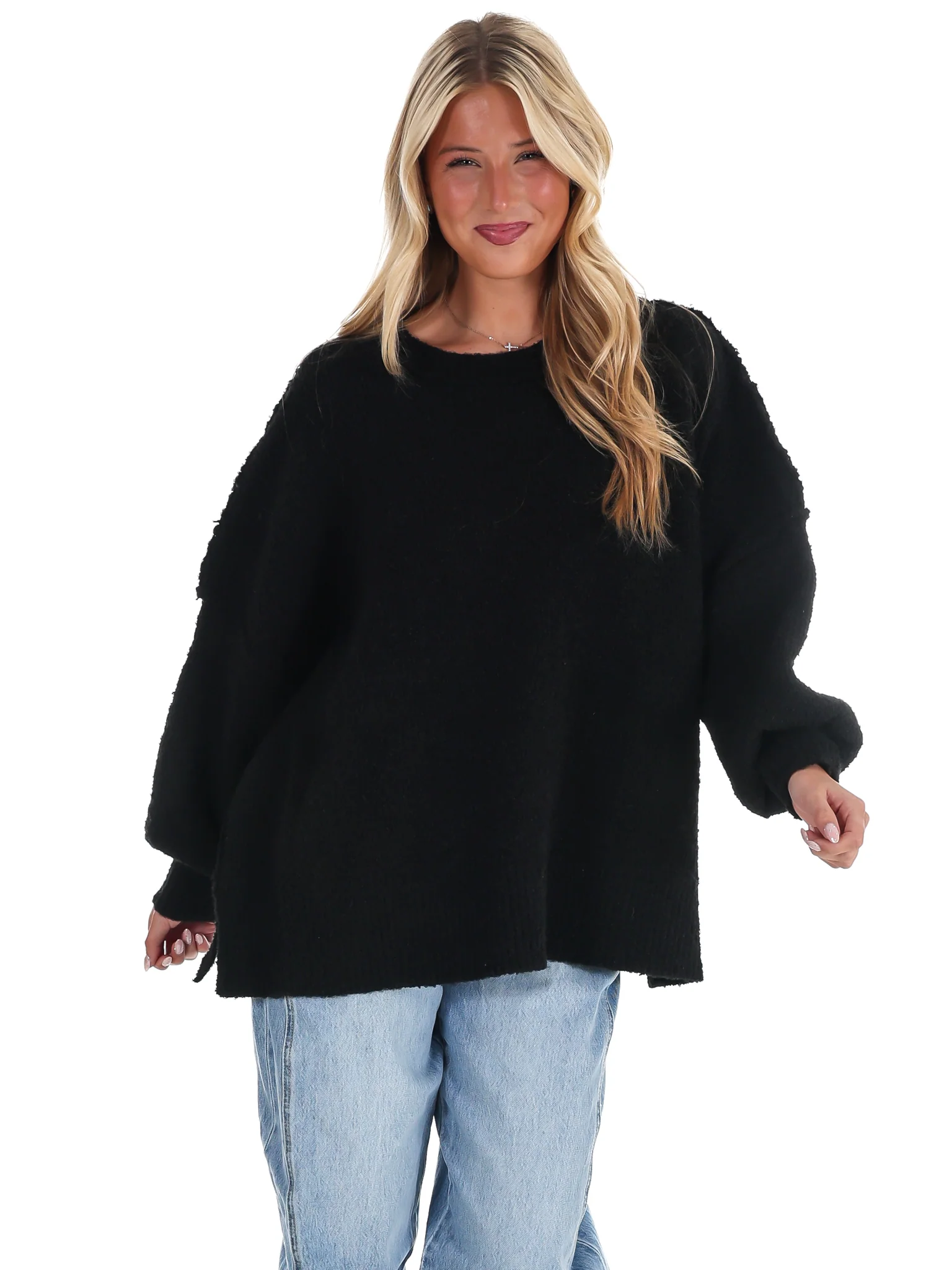 Cozy Haven Oversized Sweater - Image 5