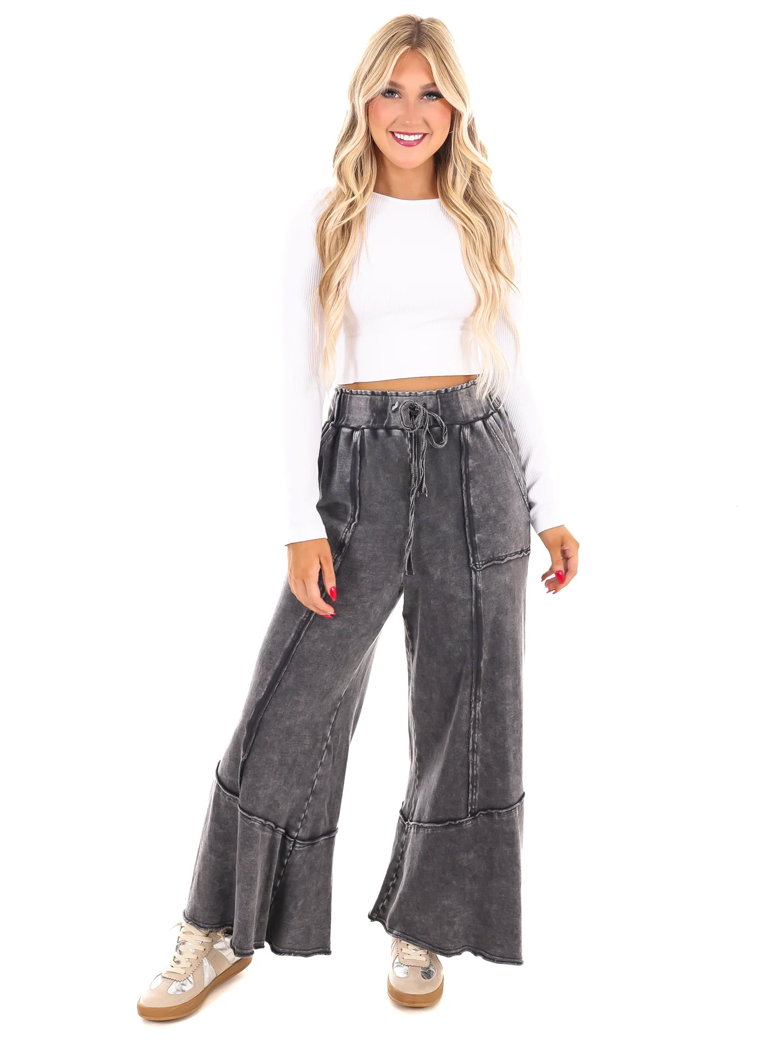 Cozy Horizon Wide Leg Pants - Image 14