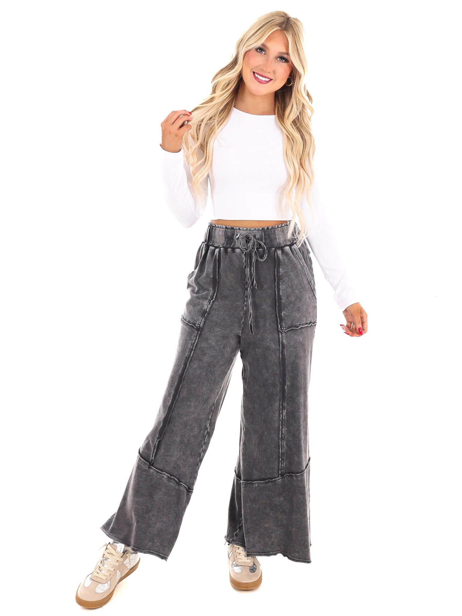 Cozy Horizon Wide Leg Pants - Image 15