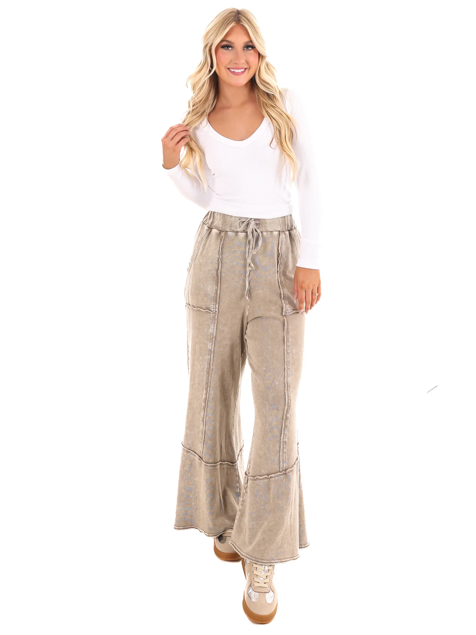 Cozy Horizon Wide Leg Pants - Image 7