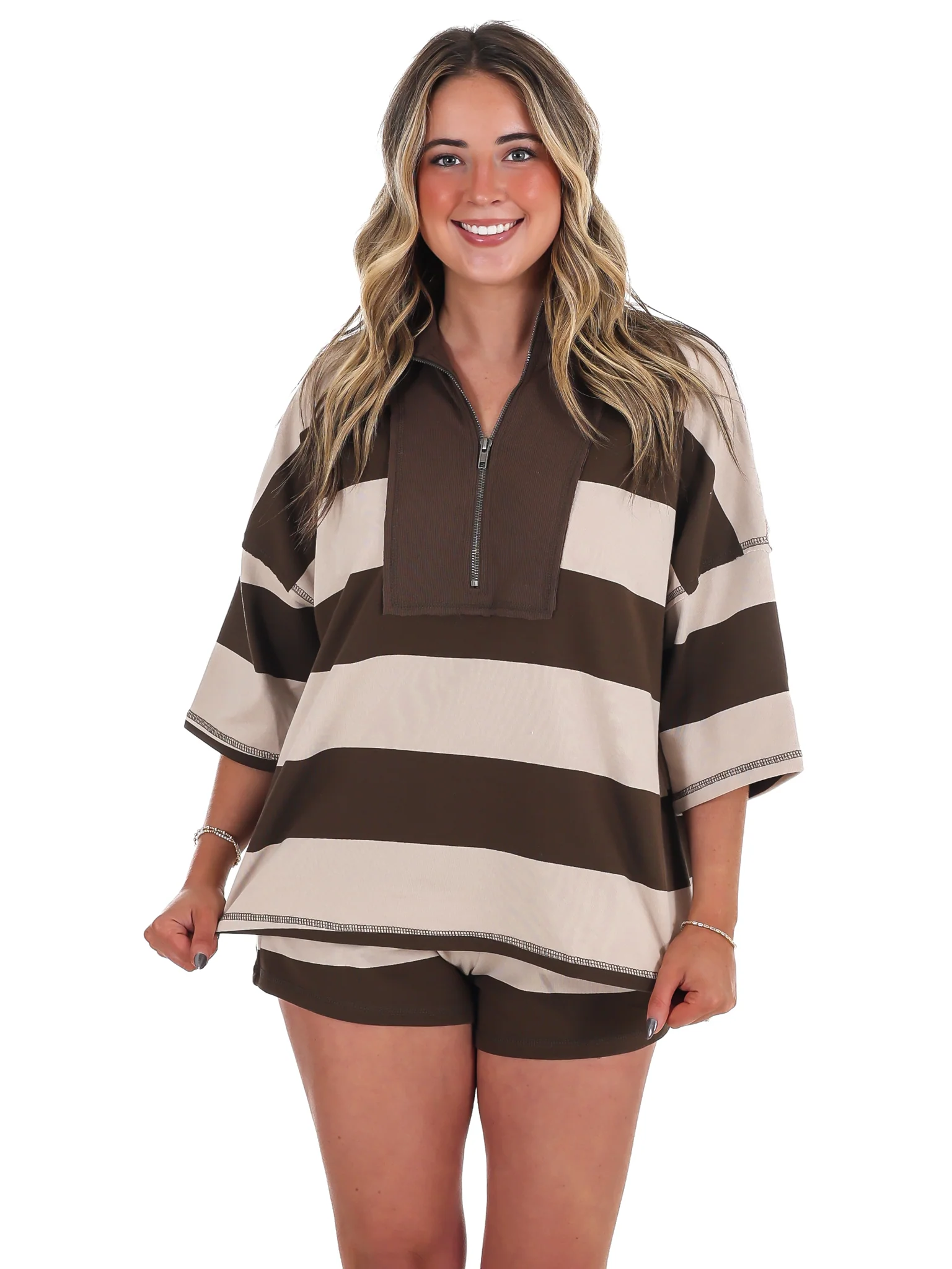 Cozy Lines Stripe Two Piece Set - Image 8