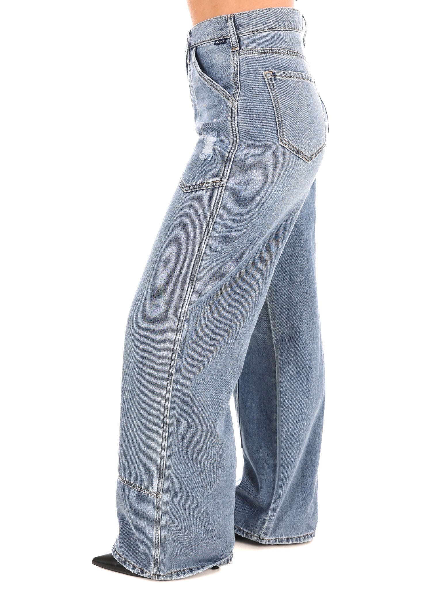 Crafted Comfort High Rise Wide Leg Jean - Image 2