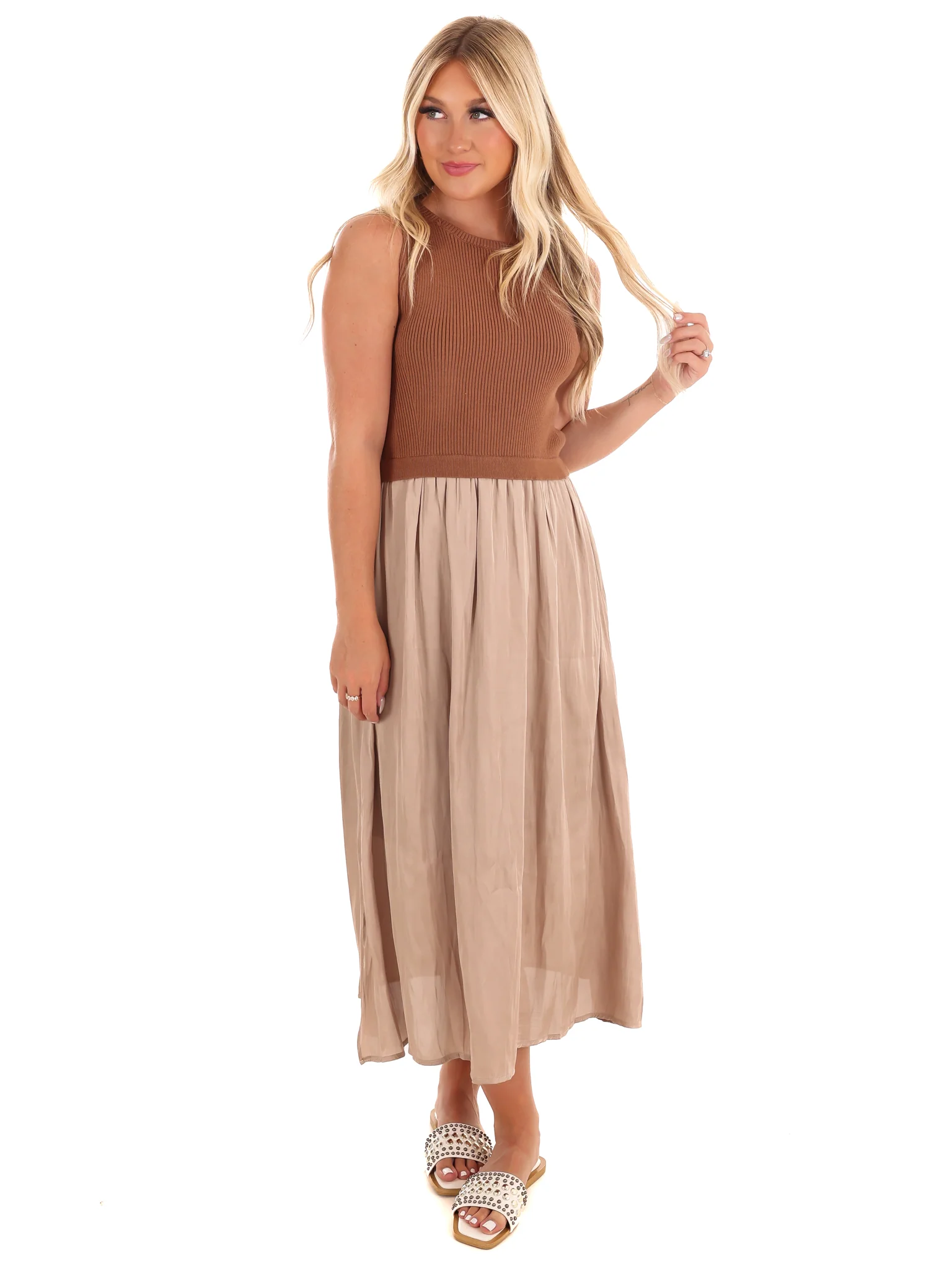 Crisp Evenings Midi Dress - Image 5