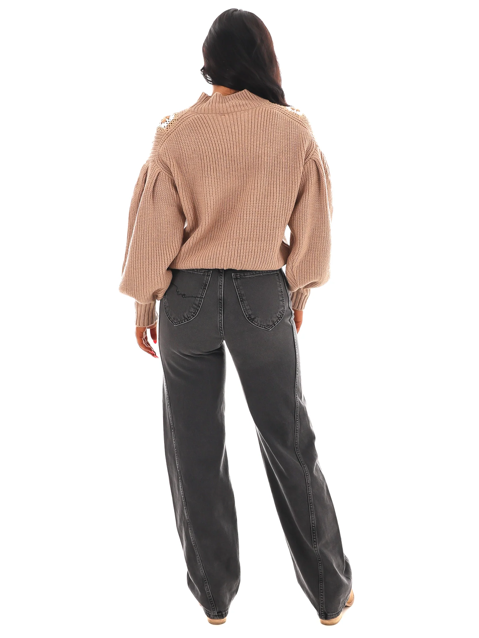 Crochet Charm Knit Sweater - Image 8