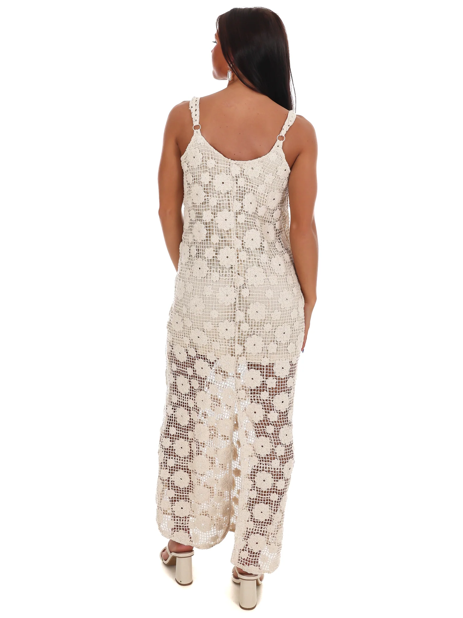 Crochet Meadow Maxi Dress - Image 7