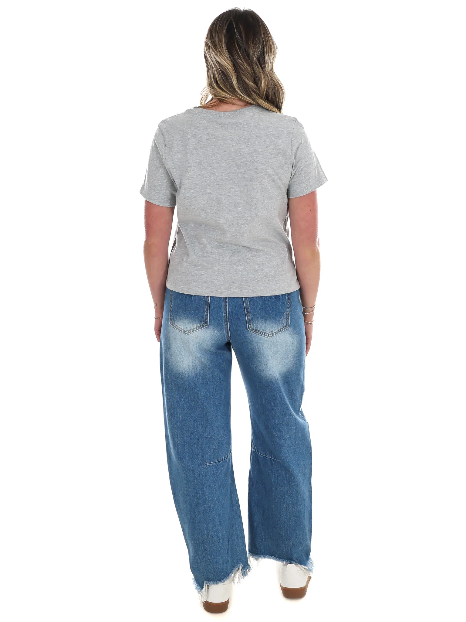 Cropped Watercolor Smokey Tee - Image 17