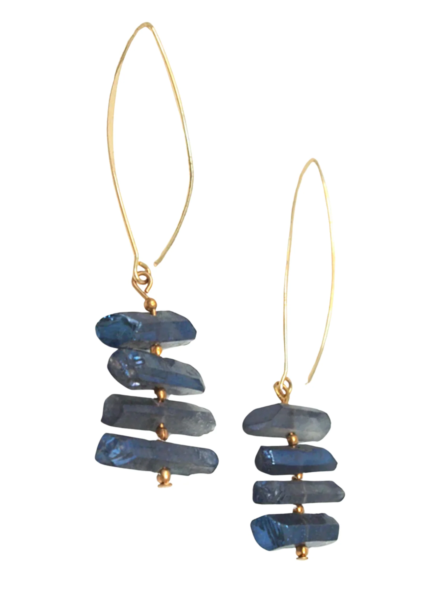 Crystal Dangle Earrings - Image 3