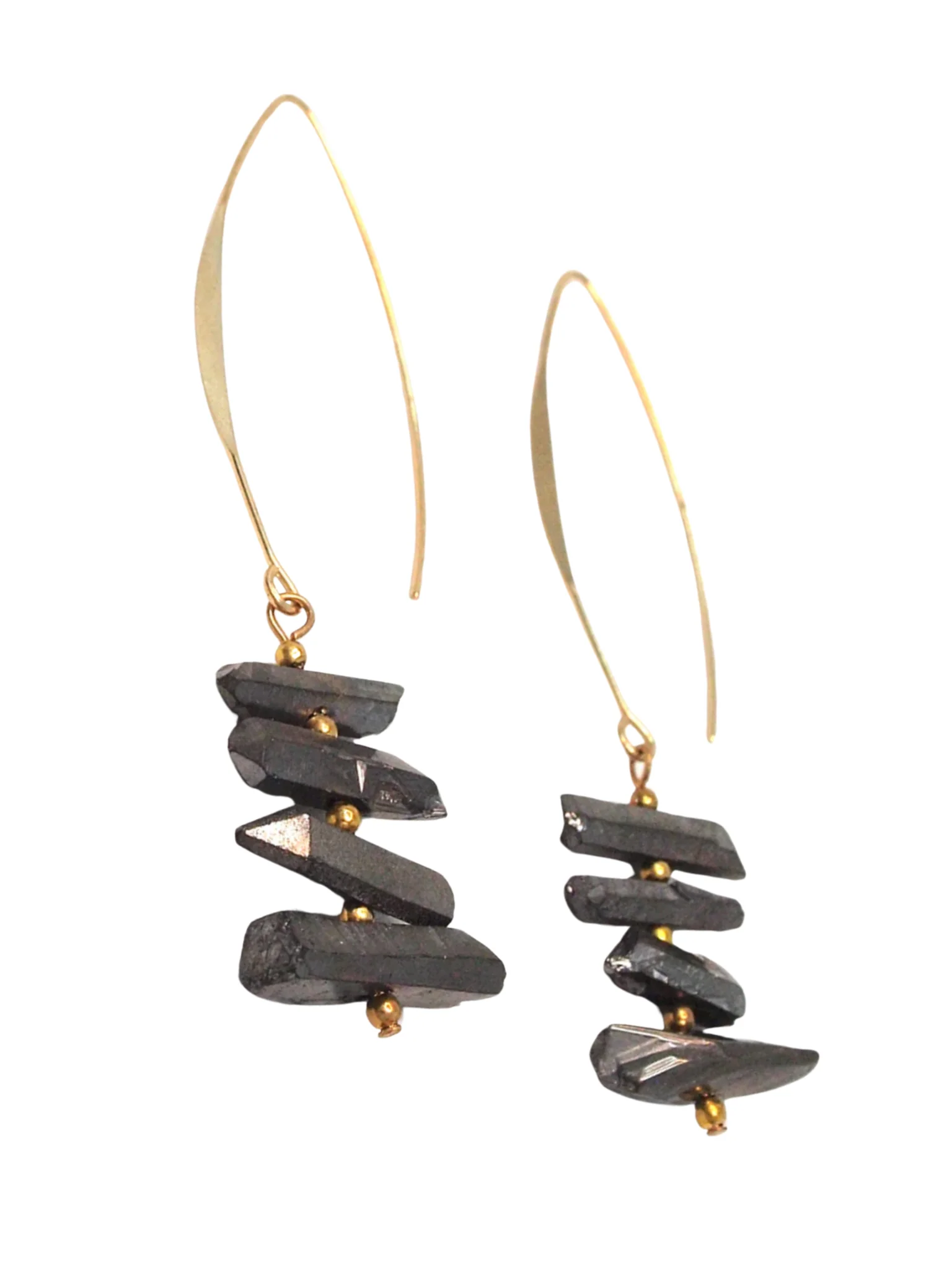 Crystal Dangle Earrings - Image 4