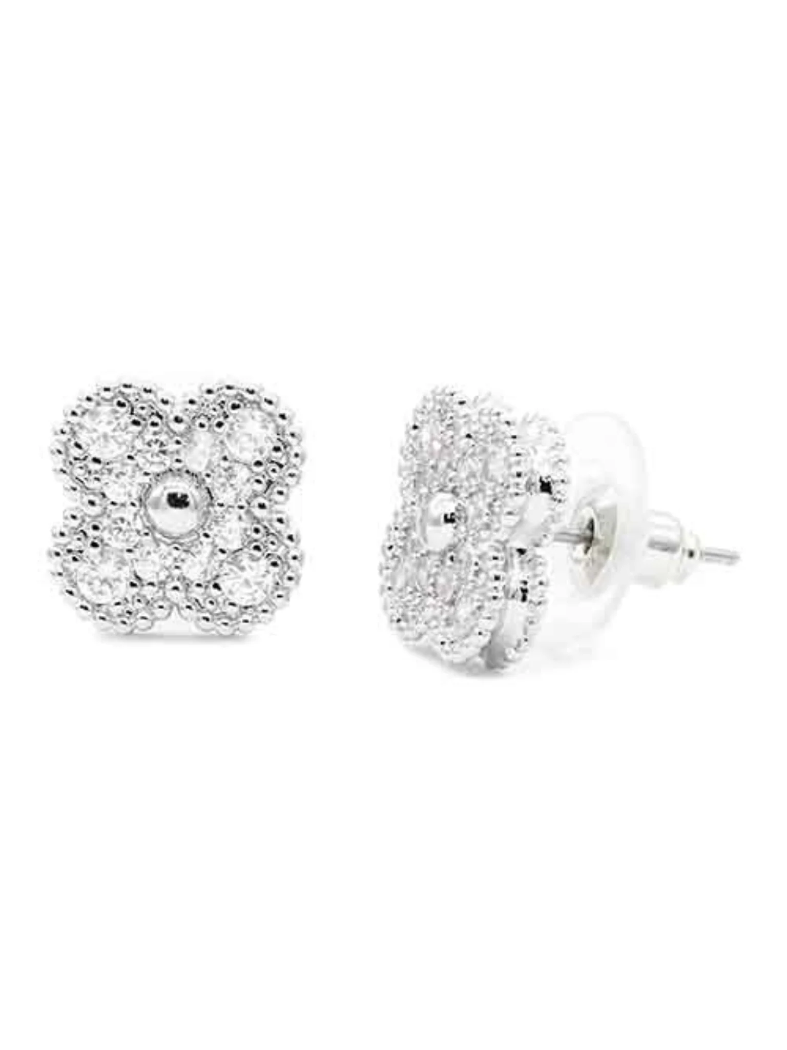Crystal Flower Earrings - Image 2