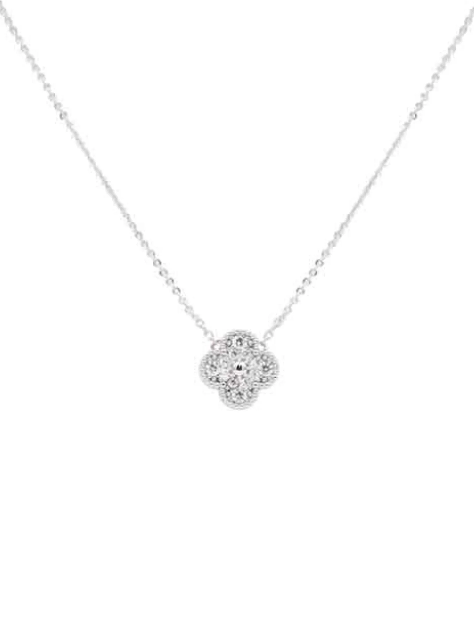 Crystal Flower Necklace - Image 2