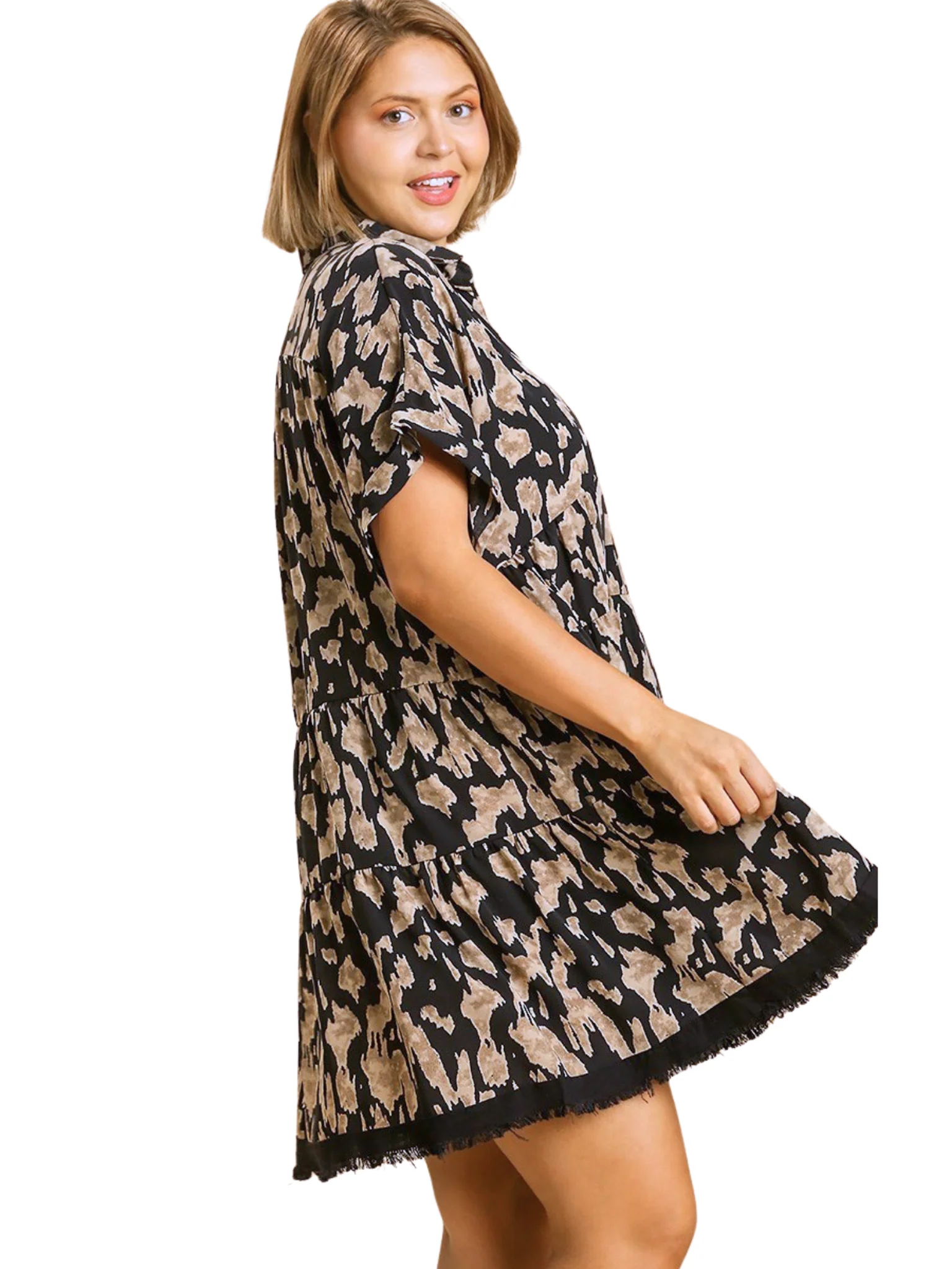 Curvy Another Place Print Dress - Image 3