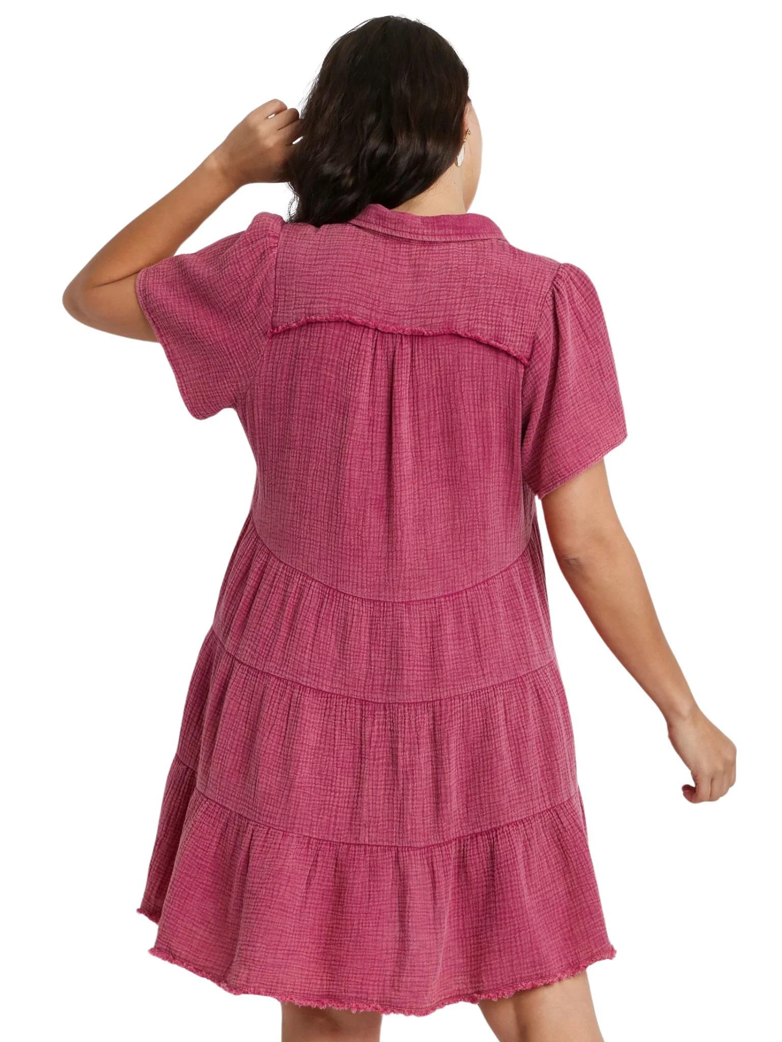 Curvy Make Me Forget Mineral Wash Dress - Image 6