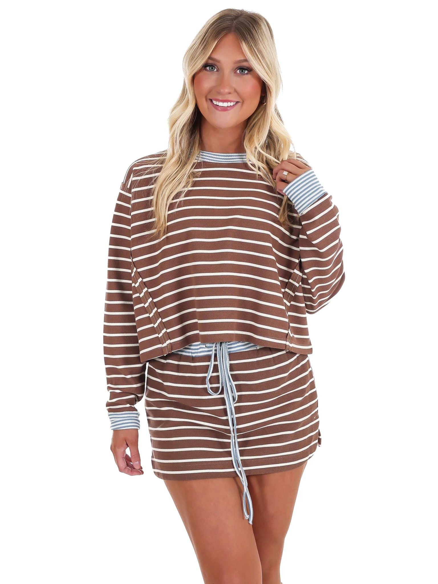 Cut to the Chase Stripe Two Piece Set - Image 10