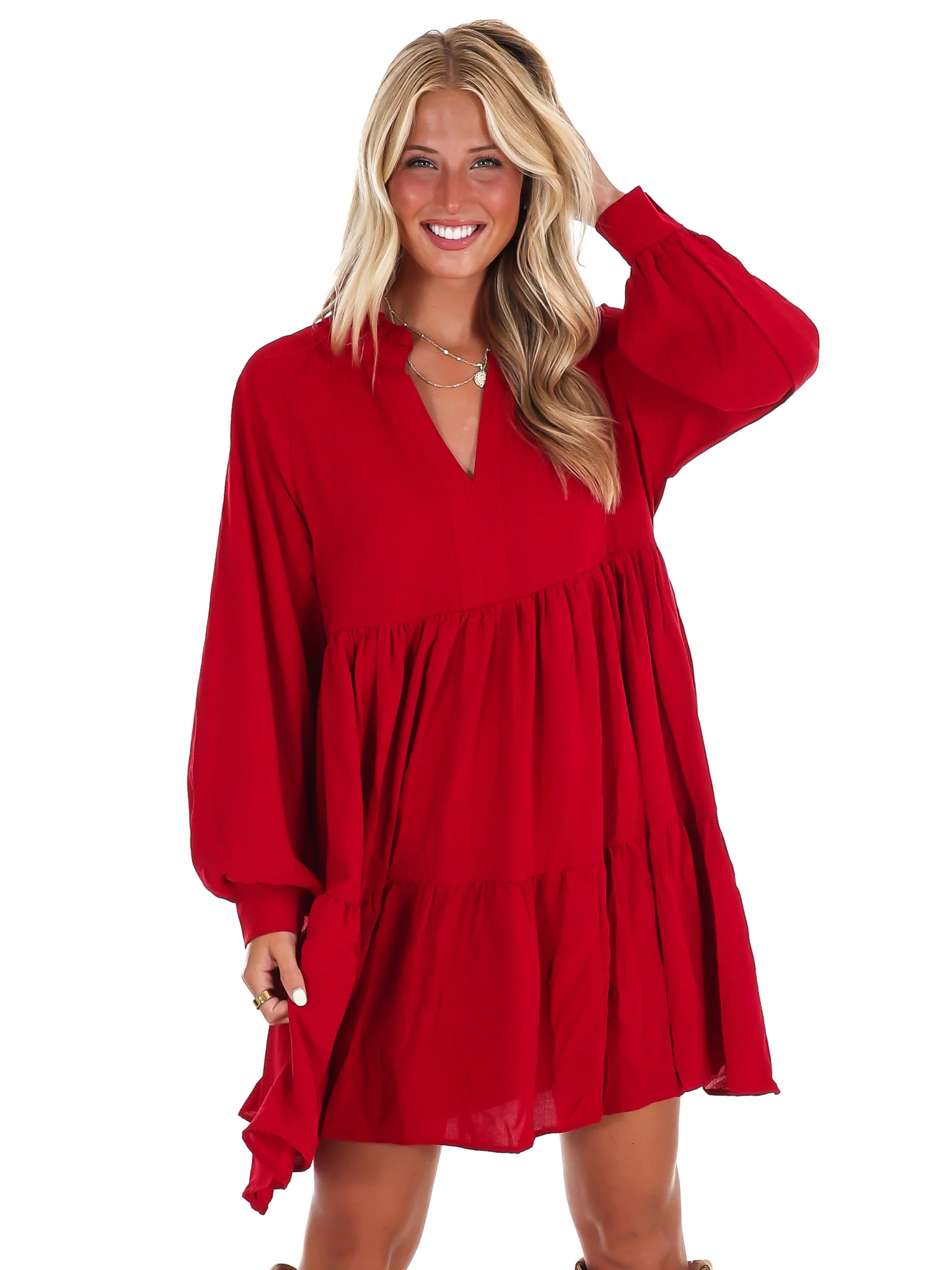 Daily Affirmations Tiered Dress - Image 9