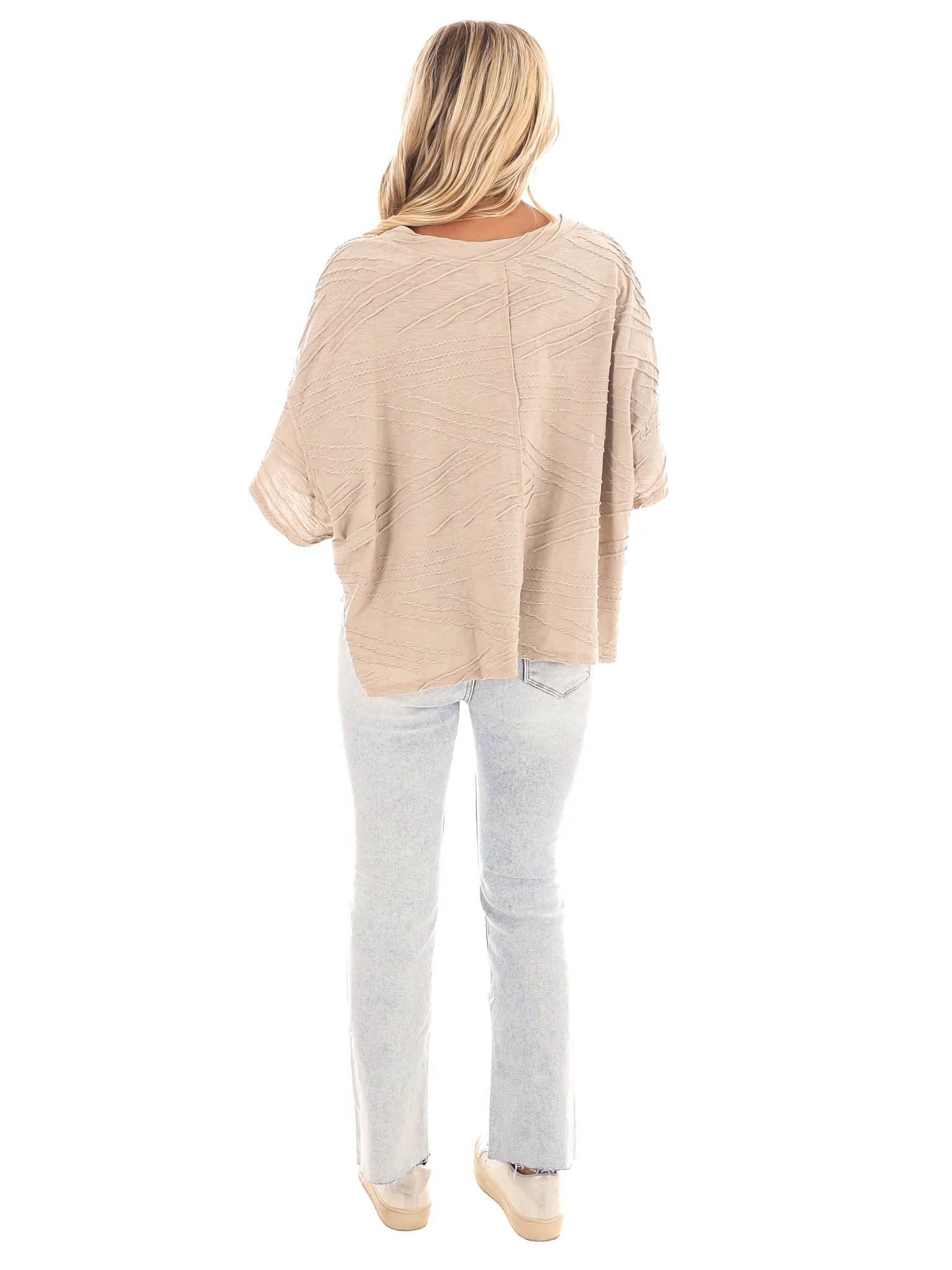 Daily Efforts V-Neck Textured Top - Image 7