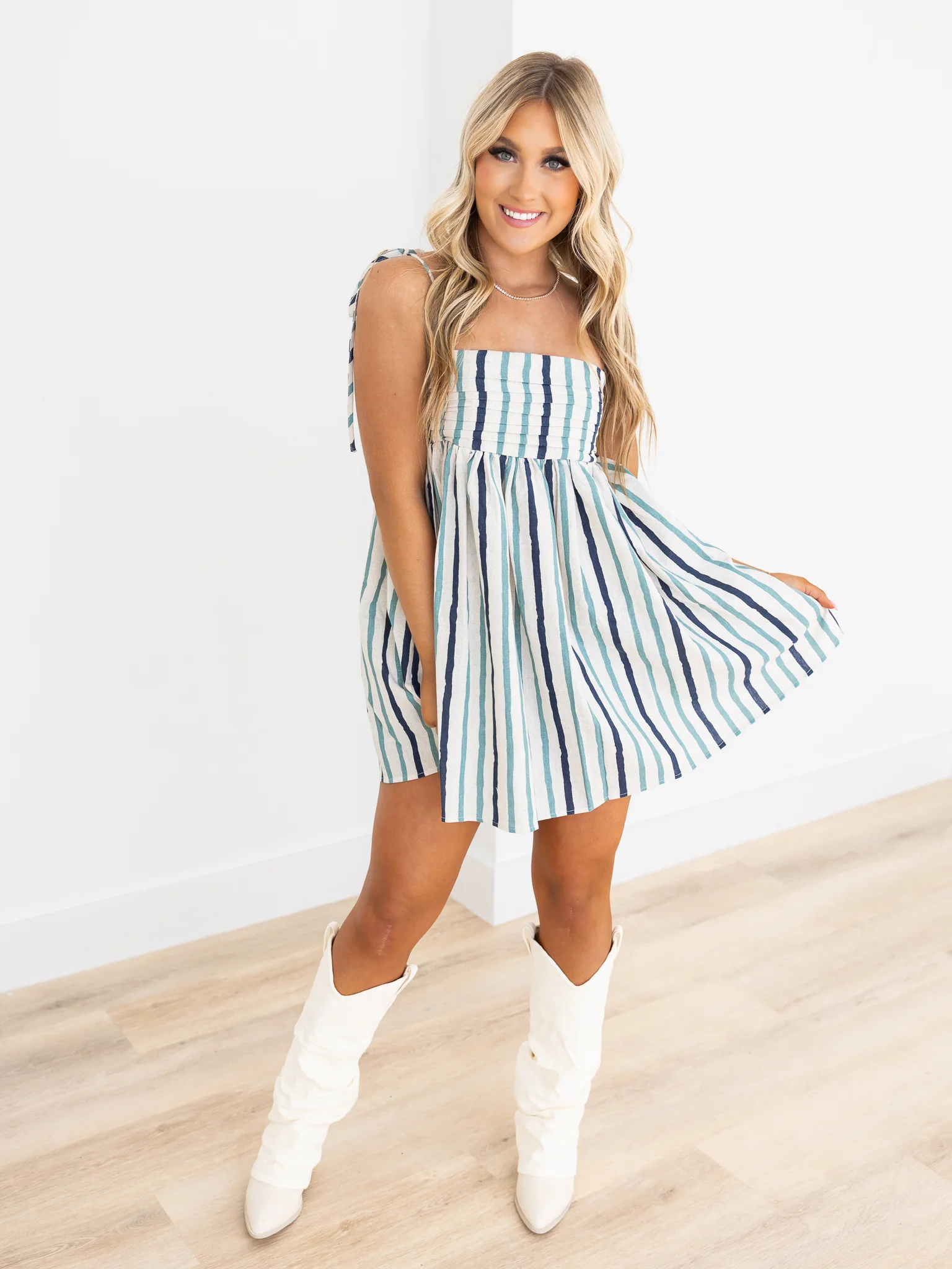 Dance So Good Stripe Dress - Image 6