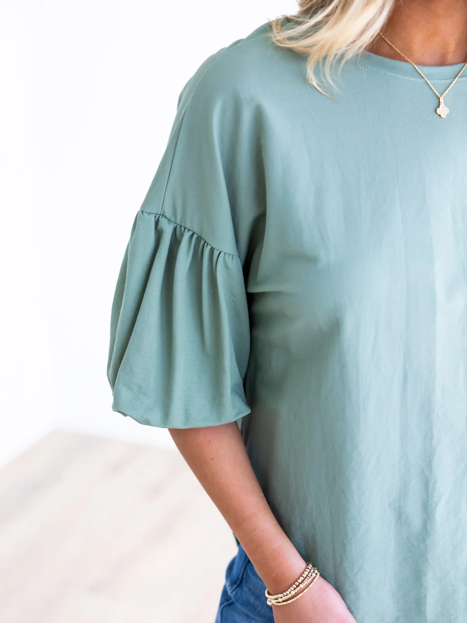 Days Like This Bubble Sleeve Top - Image 8