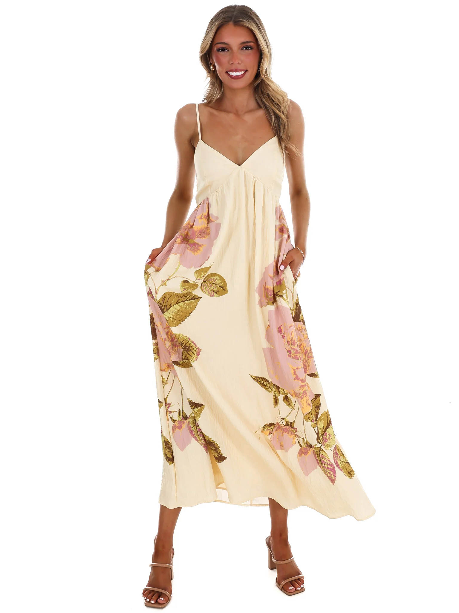 Dearly Loved Floral Maxi Dress - Image 3
