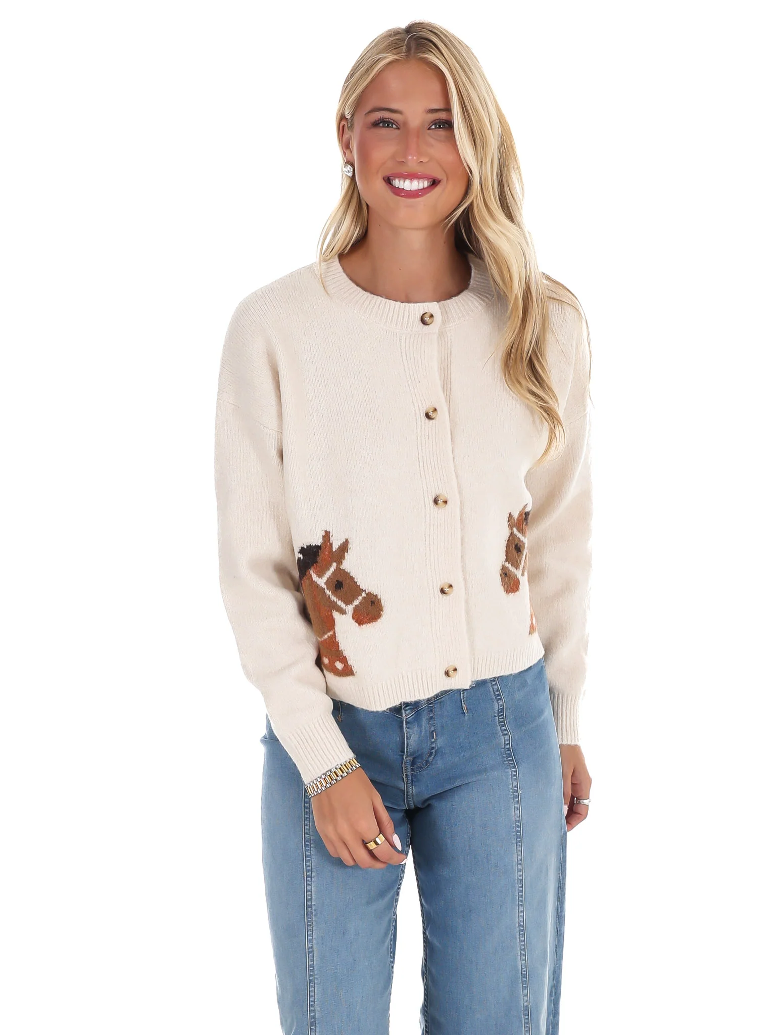 Derby Days Horse Cardigan - Image 11