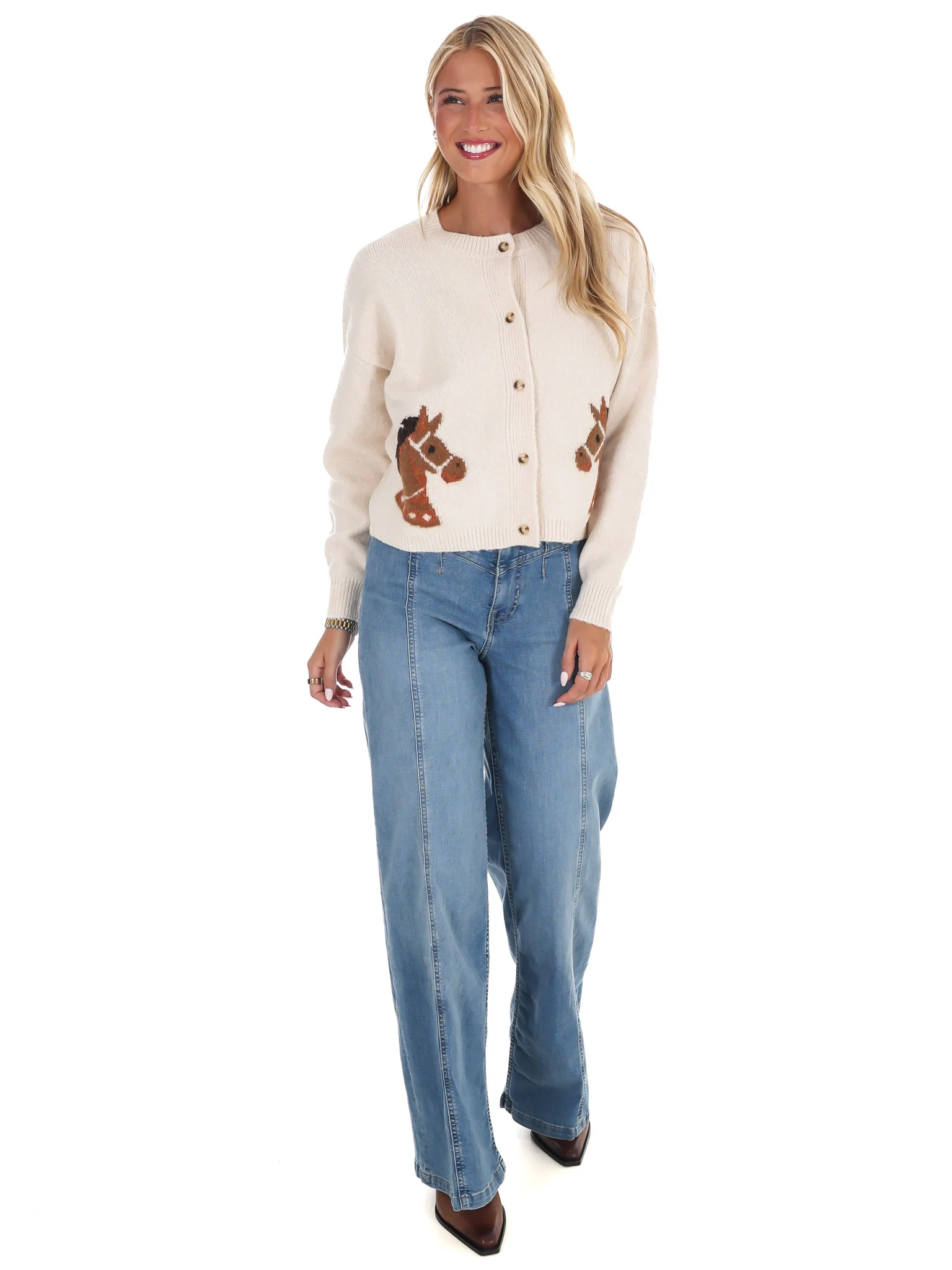 Derby Days Horse Cardigan - Image 12