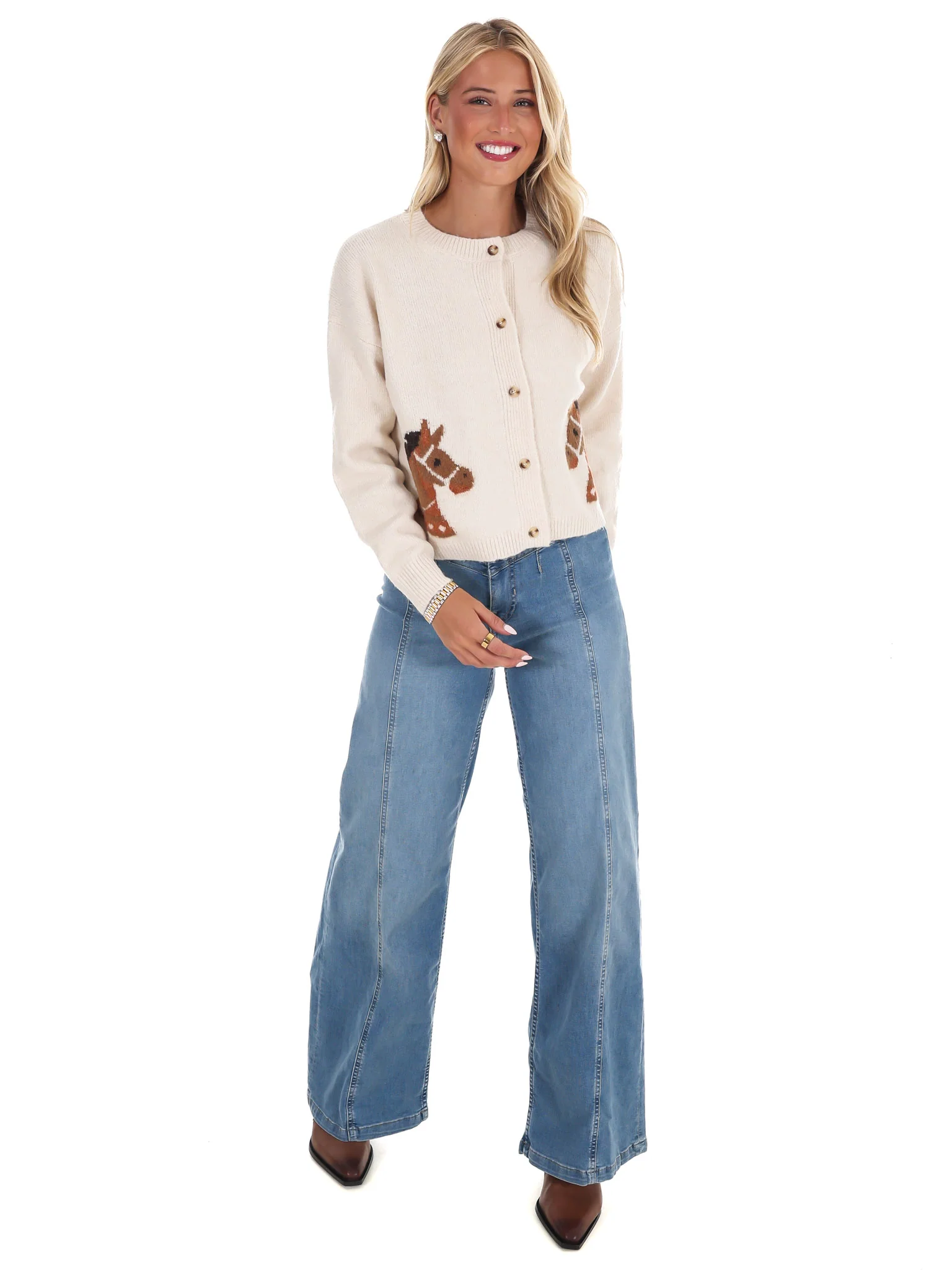 Derby Days Horse Cardigan - Image 14