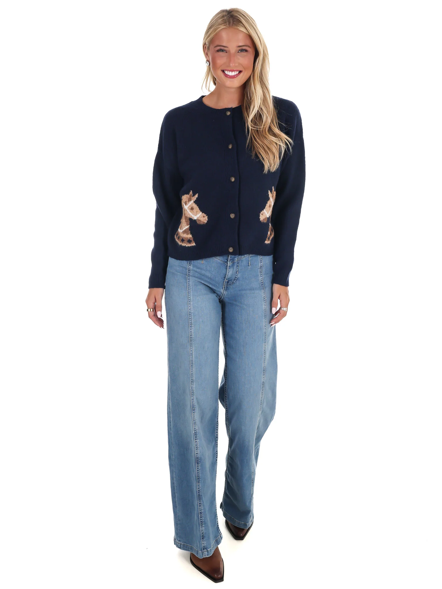 Derby Days Horse Cardigan - Image 6