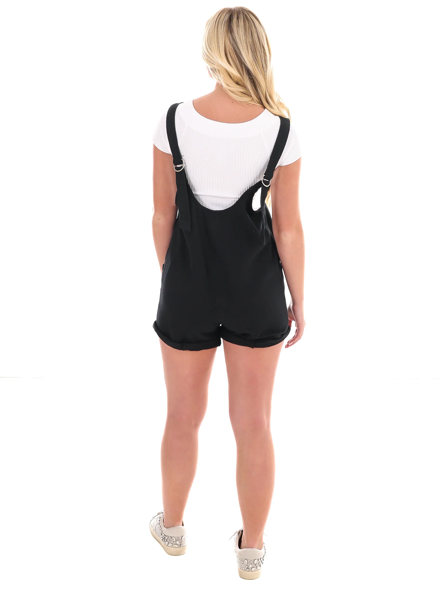 Destined for More Denim Romper - Image 13
