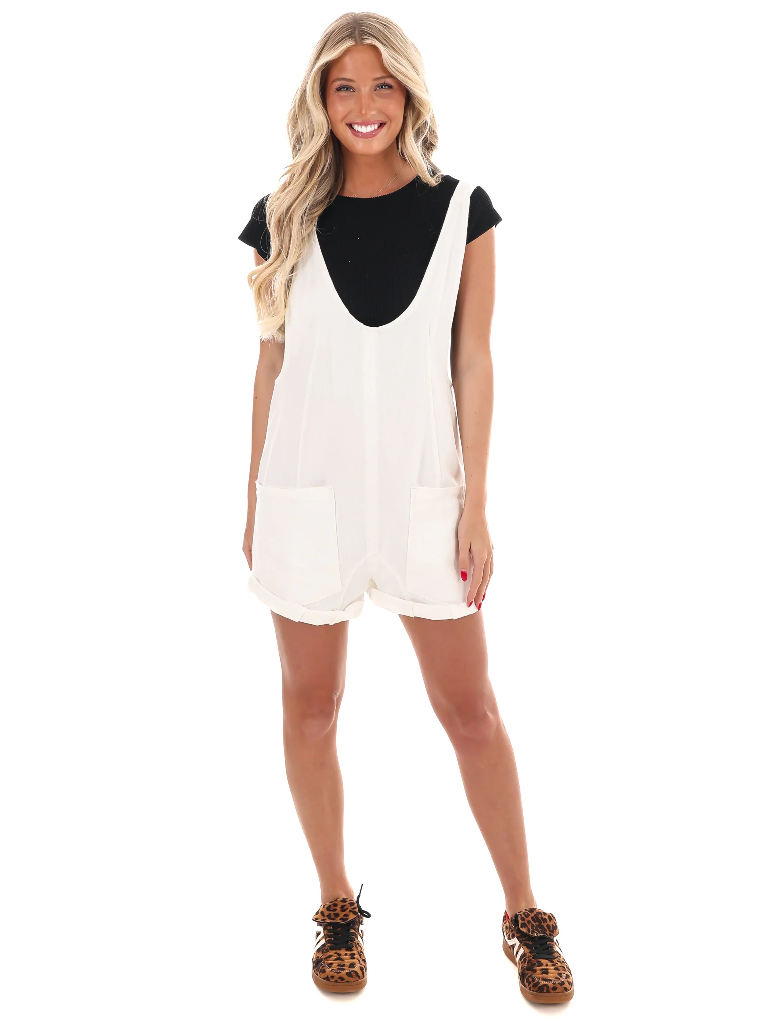 Destined for More Denim Romper - Image 4