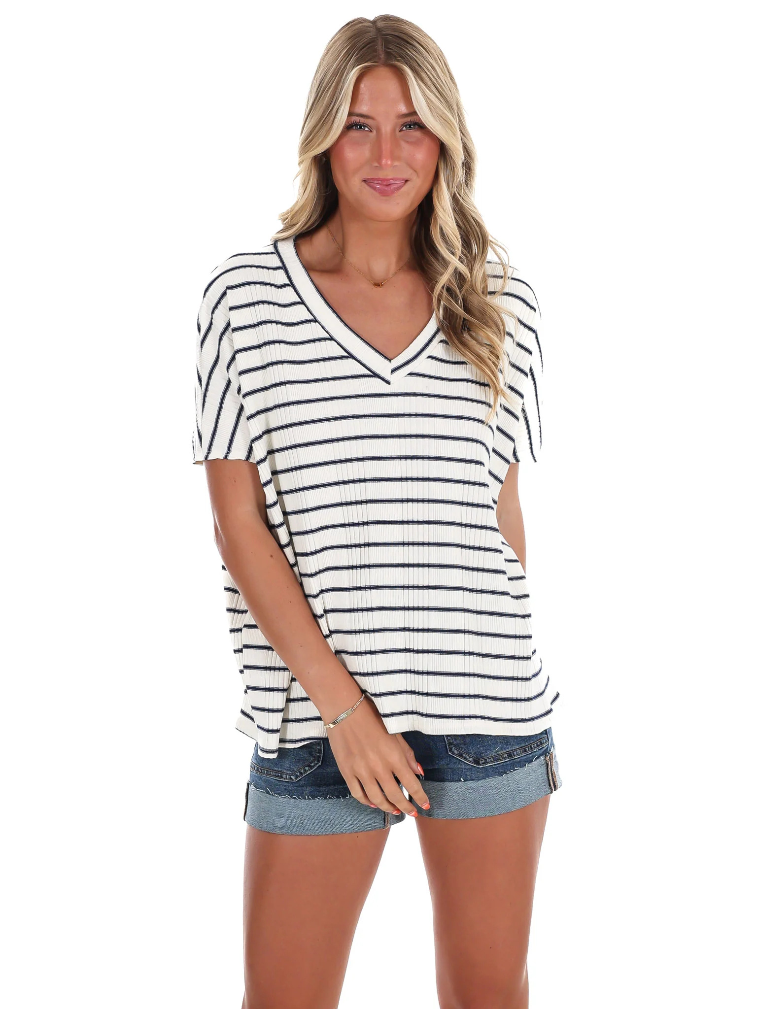 Do Not Disturb Stripe Top - Image 5