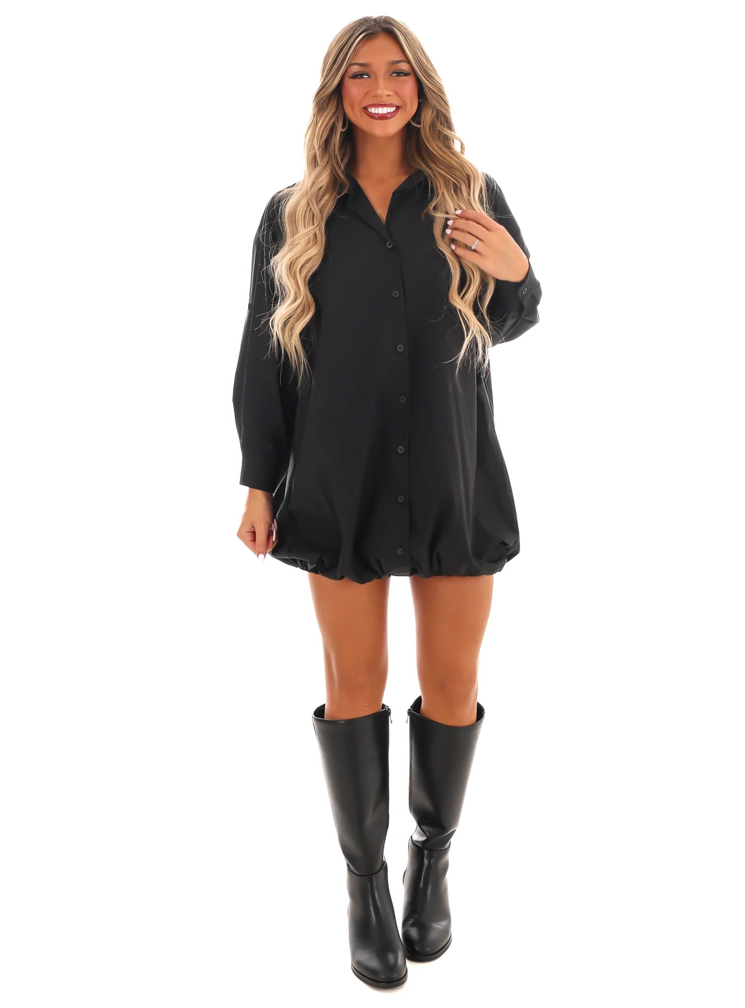 Don't Give Up Oversized Shirt Dress - Image 6